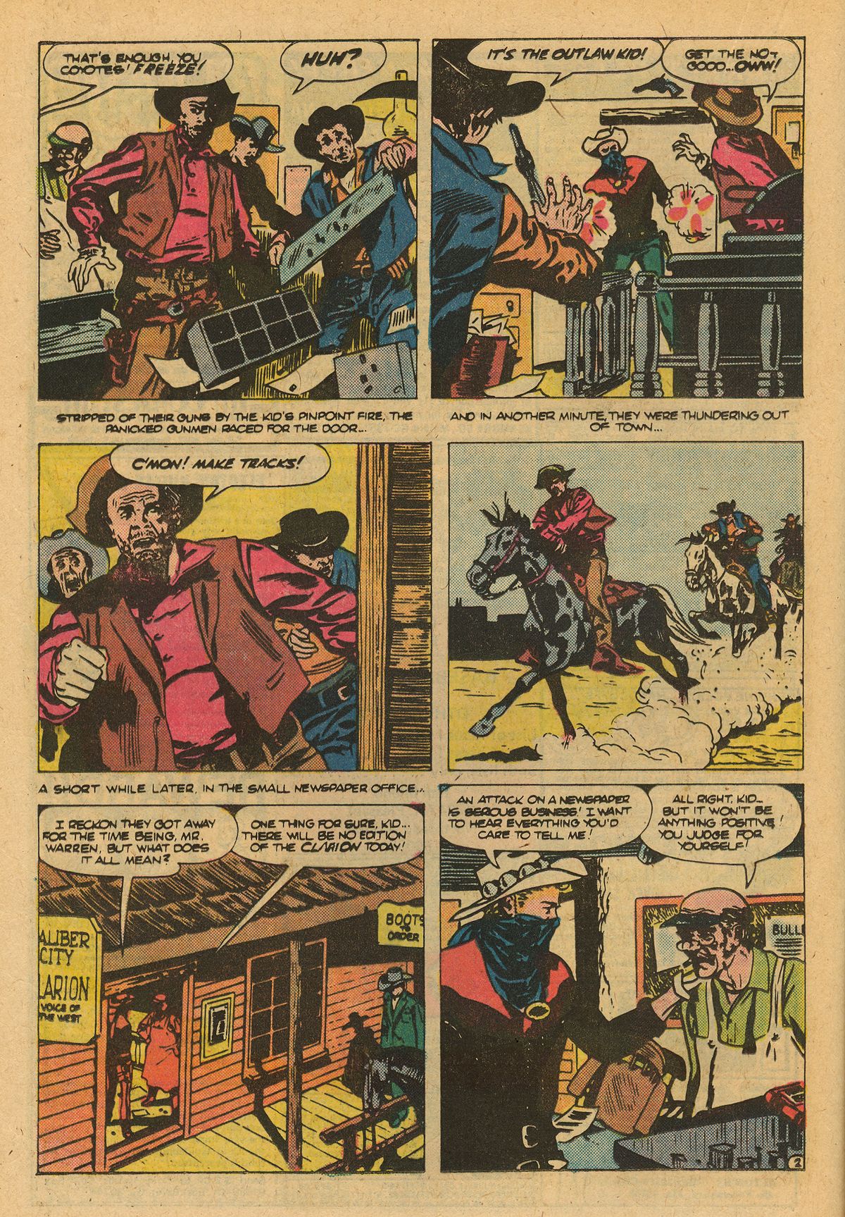 Read online The Outlaw Kid (1970) comic -  Issue #26 - 16