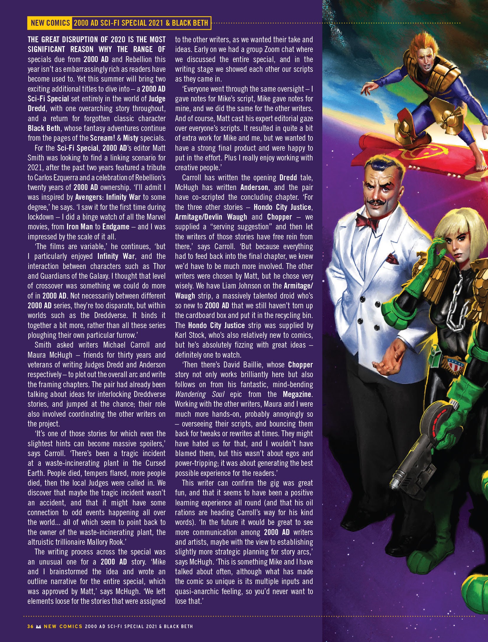 Read online Judge Dredd Megazine (Vol. 5) comic -  Issue #433 - 36
