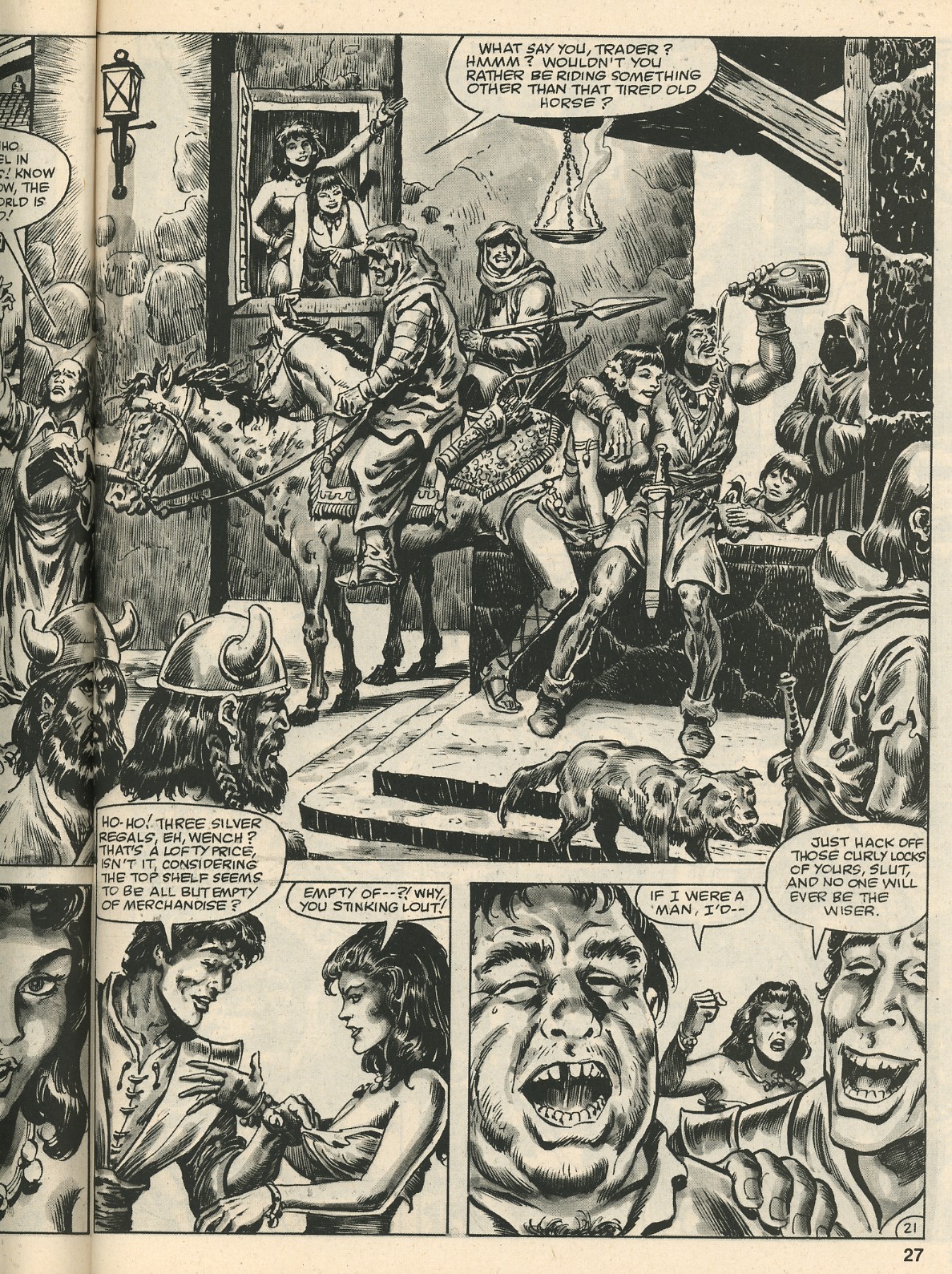 Read online The Savage Sword Of Conan comic -  Issue #108 - 27