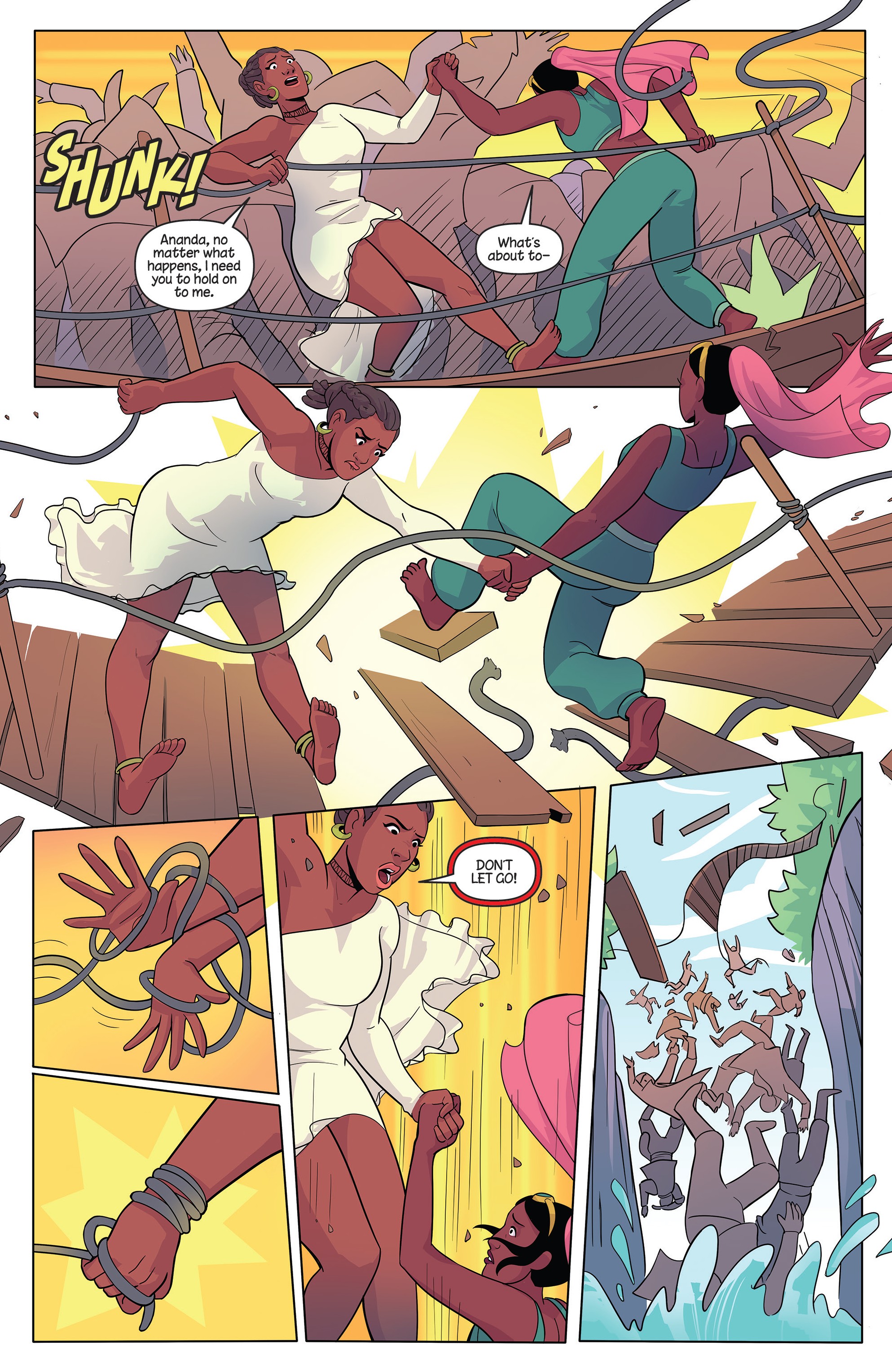 Read online Princeless Raven Year Two: Love and Revenge comic -  Issue # _TPB Assault On Golden Rock - 117