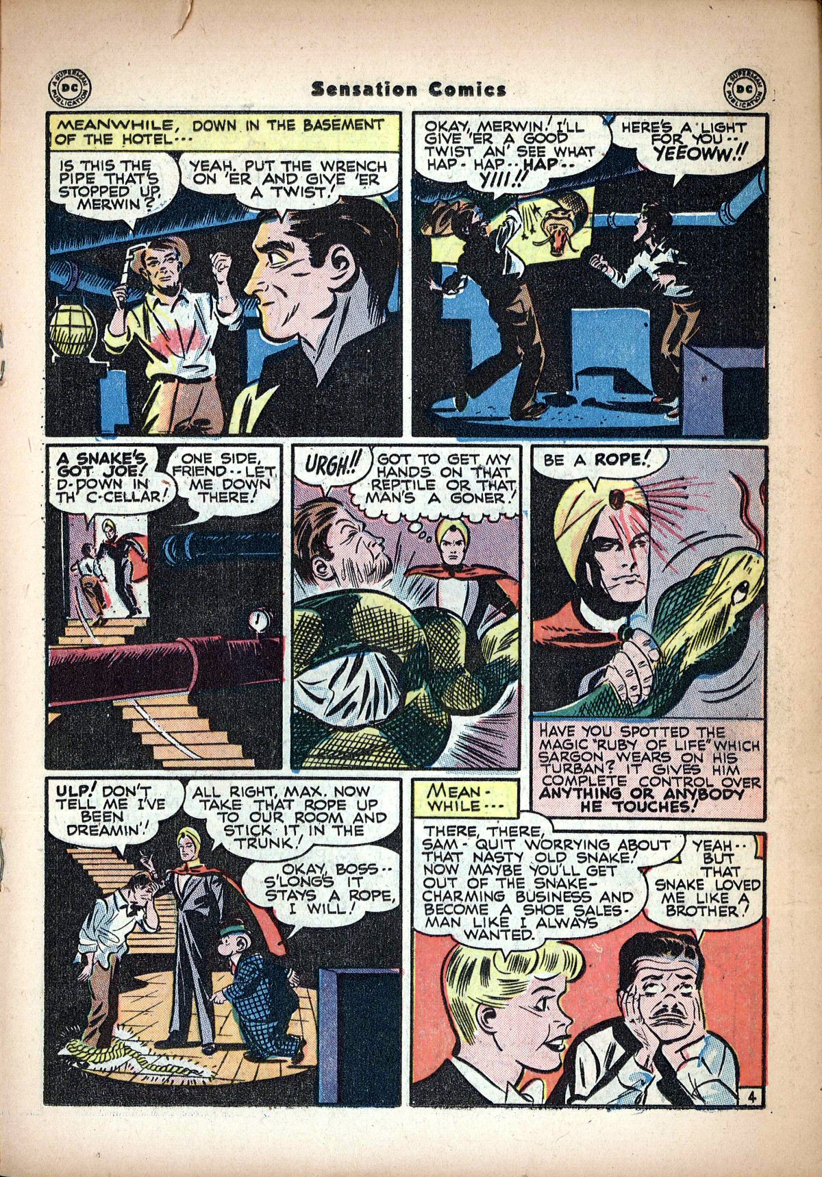 Read online Sensation (Mystery) Comics comic -  Issue #62 - 27