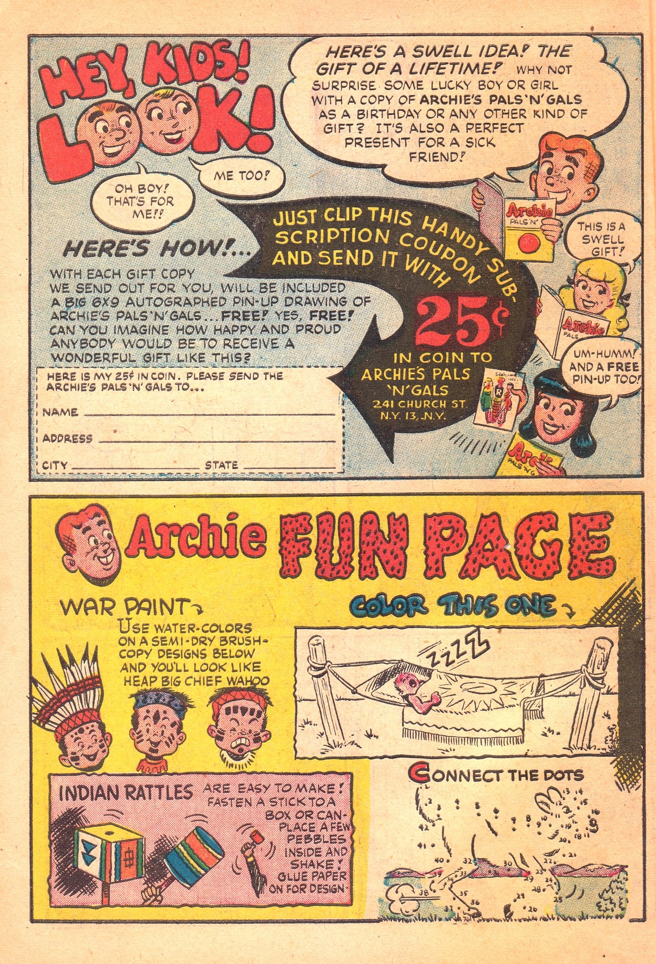 Read online Archie's Pals 'N' Gals (1952) comic -  Issue #1 - 16