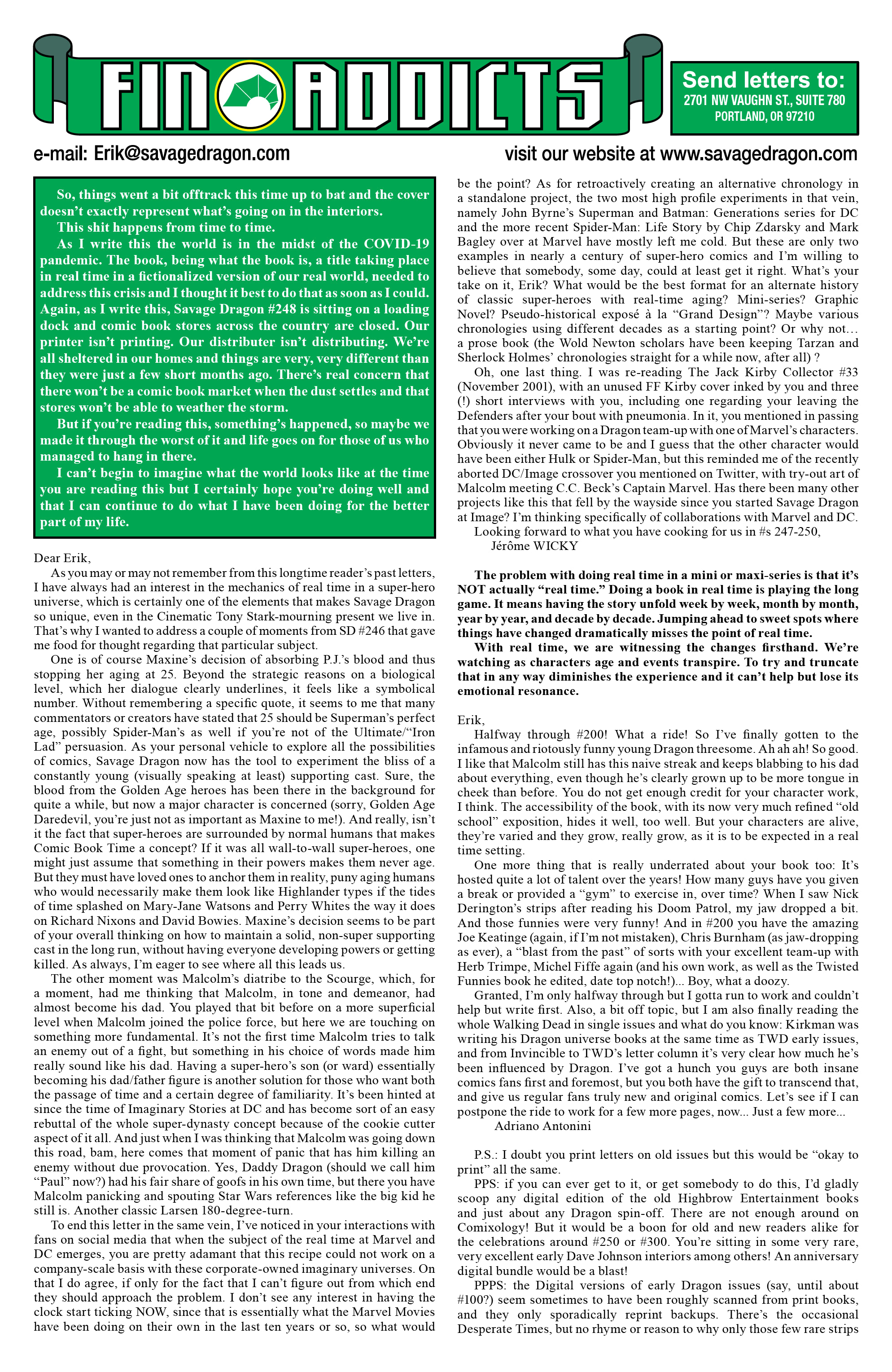 Read online The Savage Dragon (1993) comic -  Issue #249 - 19