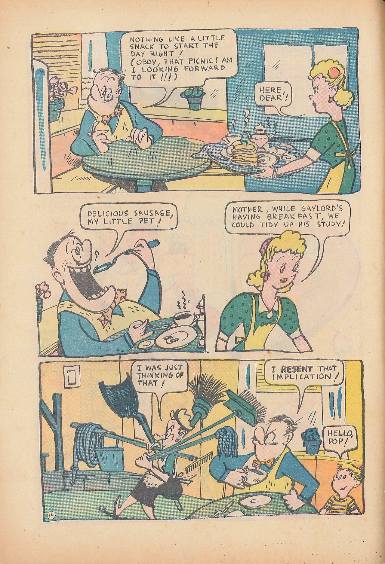 Read online Milt Gross Funnies comic -  Issue #1 - 16