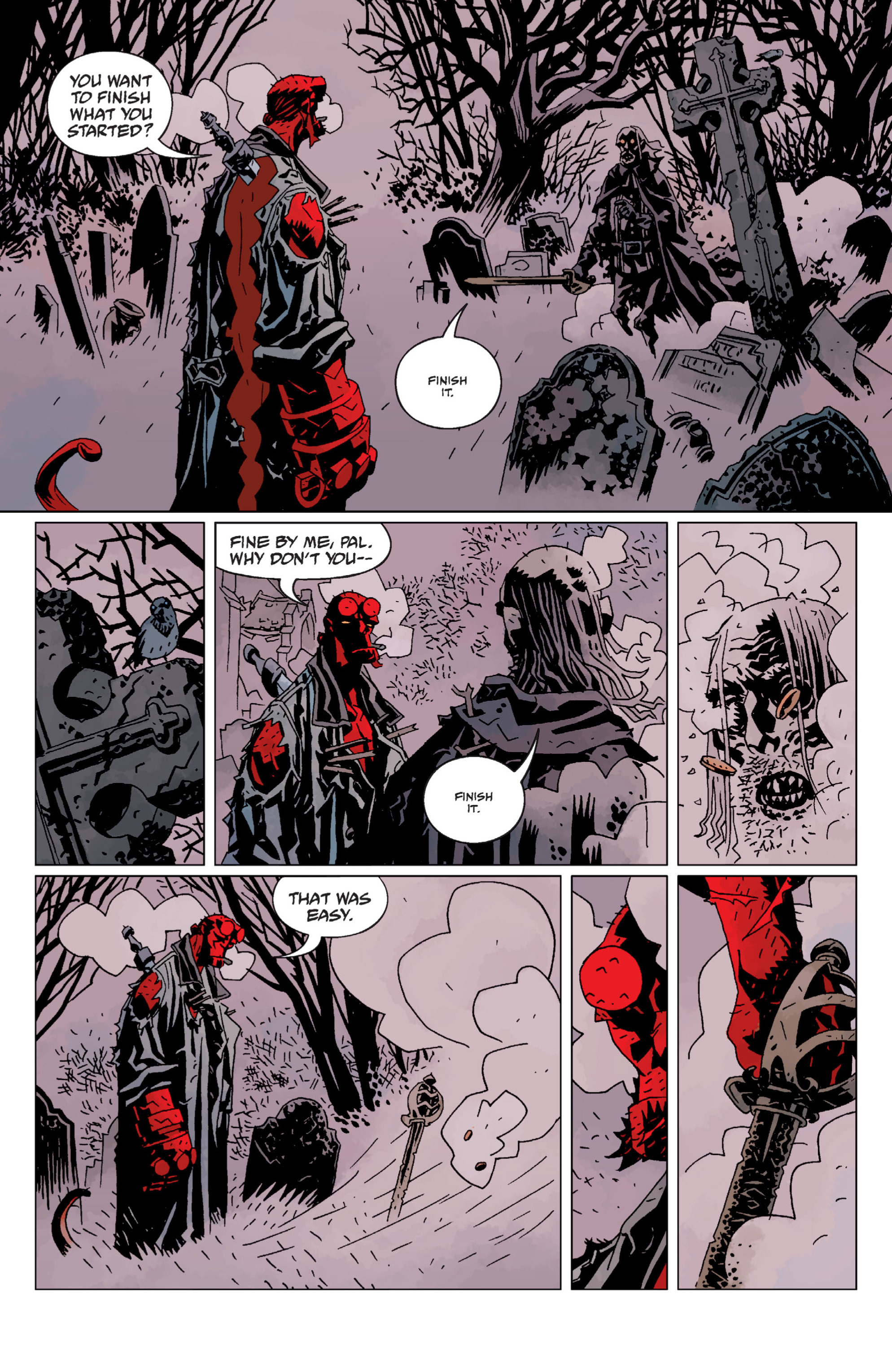 Read online Hellboy comic -  Issue #8 - 156