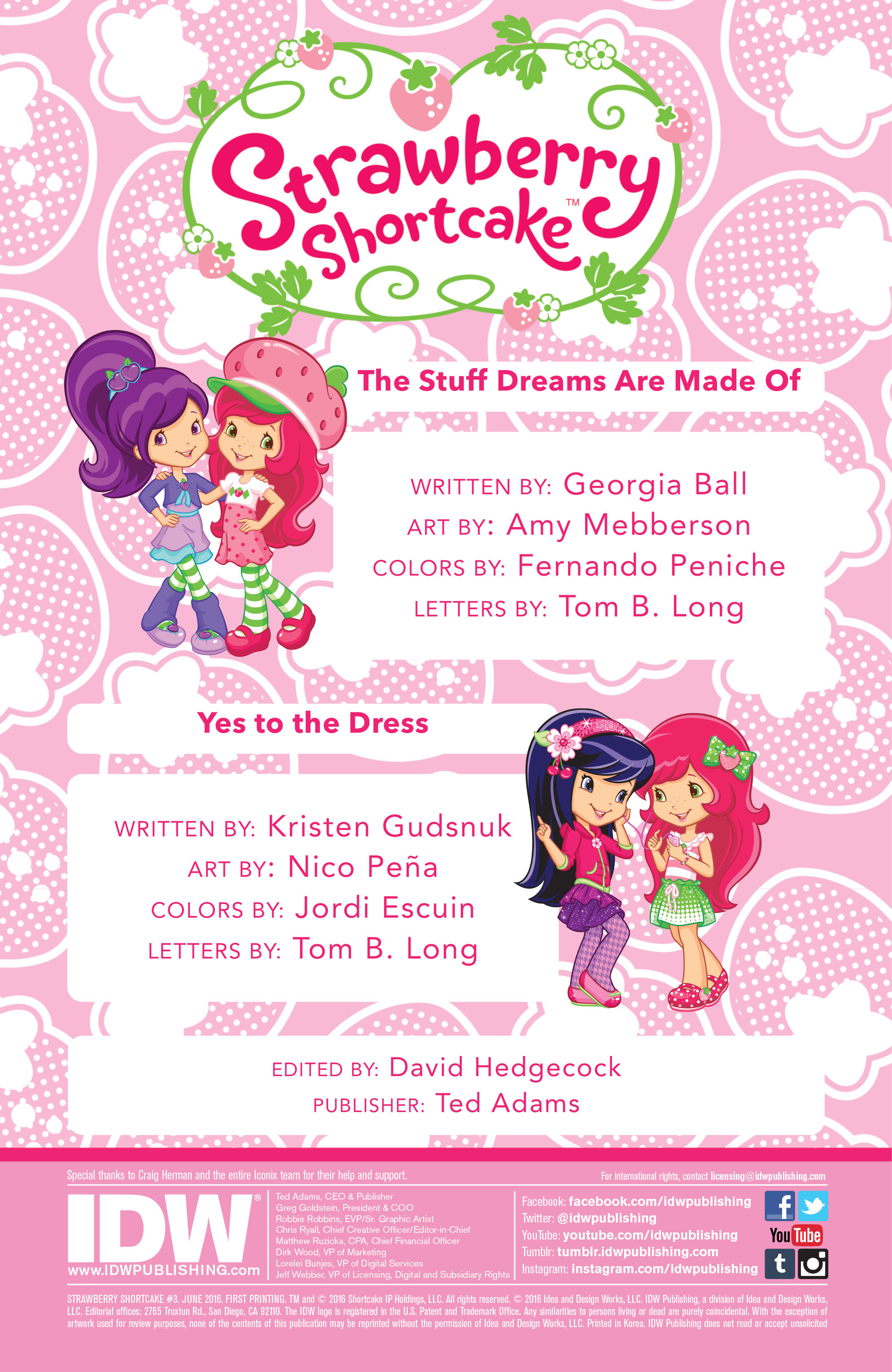 Read online Strawberry Shortcake (2016) comic -  Issue #3 - 2