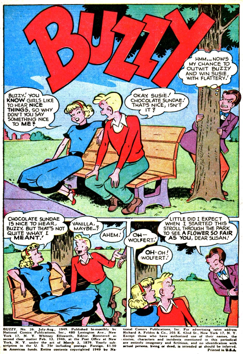 Read online Buzzy comic -  Issue #26 - 3