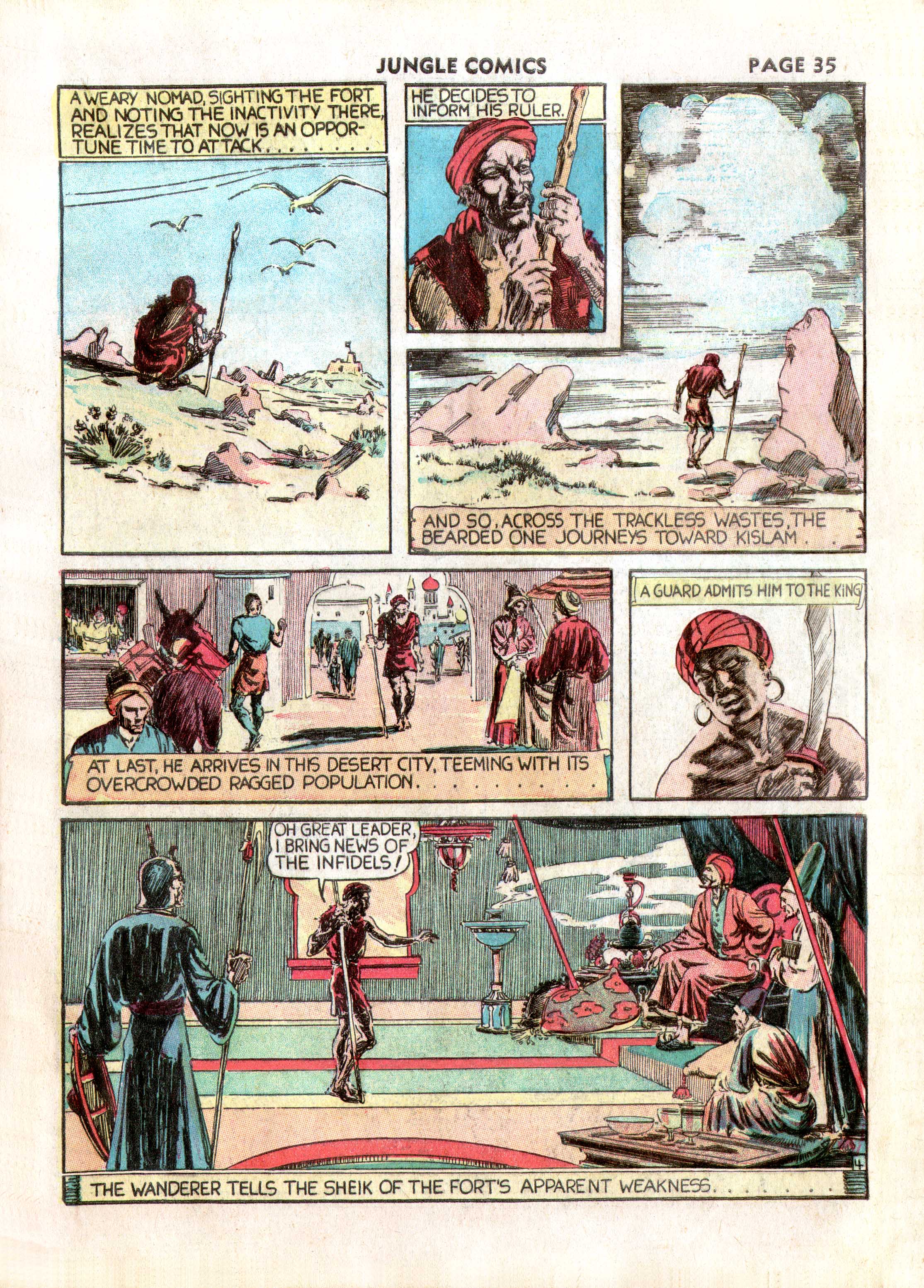 Read online Jungle Comics comic -  Issue #2 - 37
