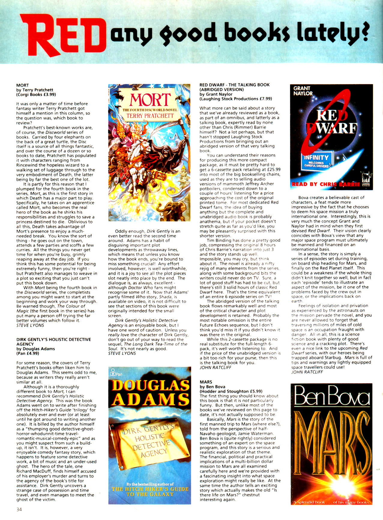 Read online Red Dwarf Smegazine (1993) comic -  Issue #2 - 34