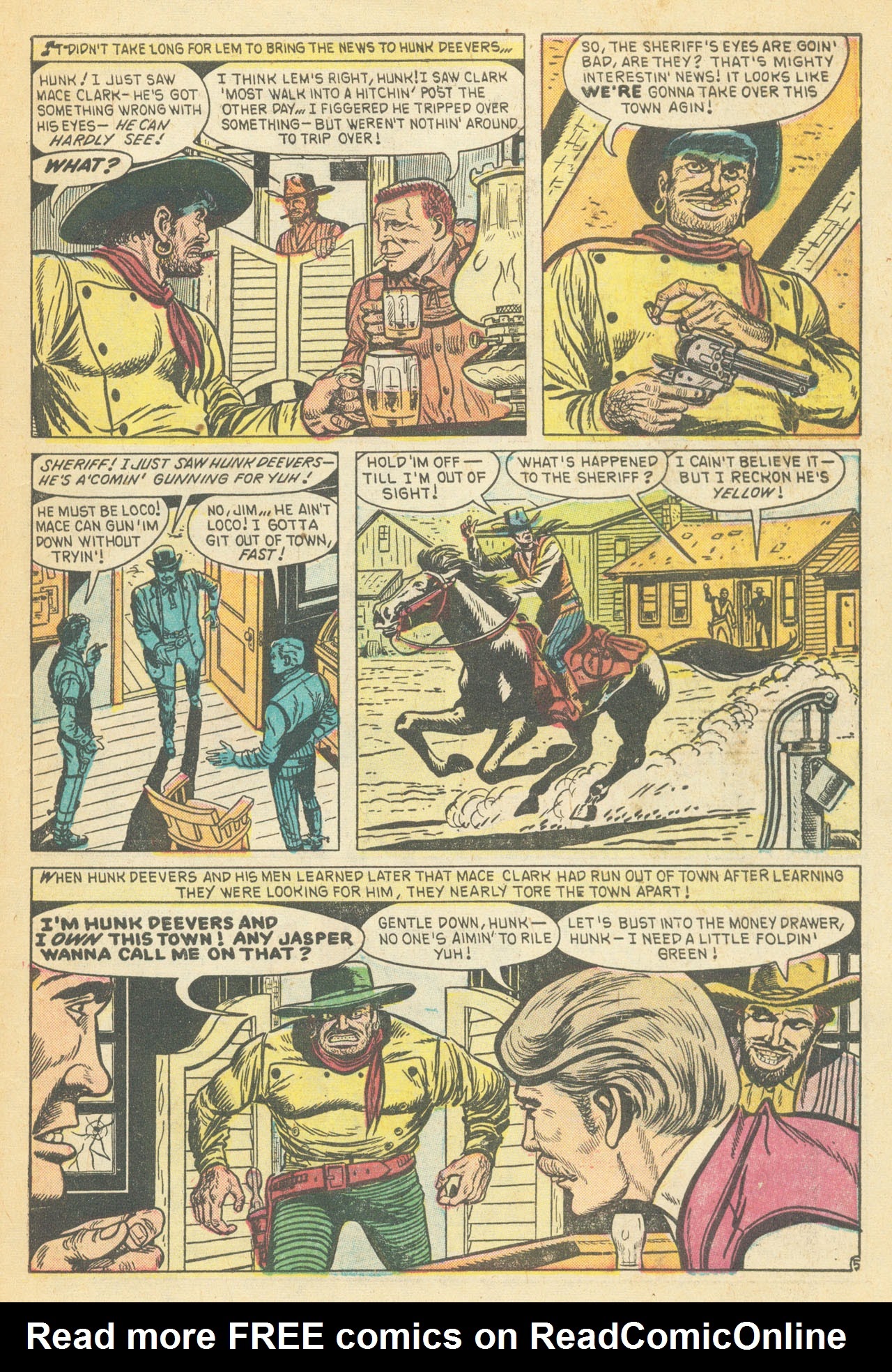 Read online Western Outlaws (1954) comic -  Issue #14 - 7