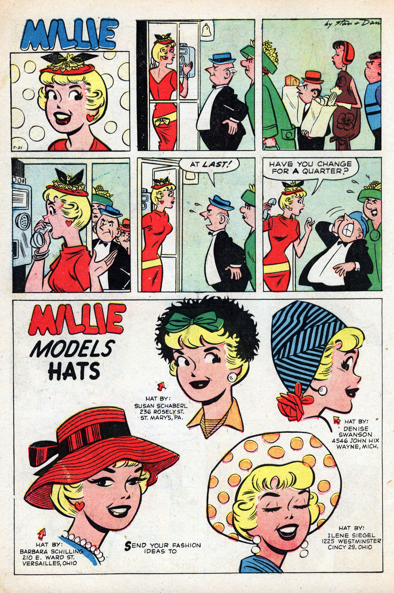 Read online Millie the Model comic -  Issue #87 - 10