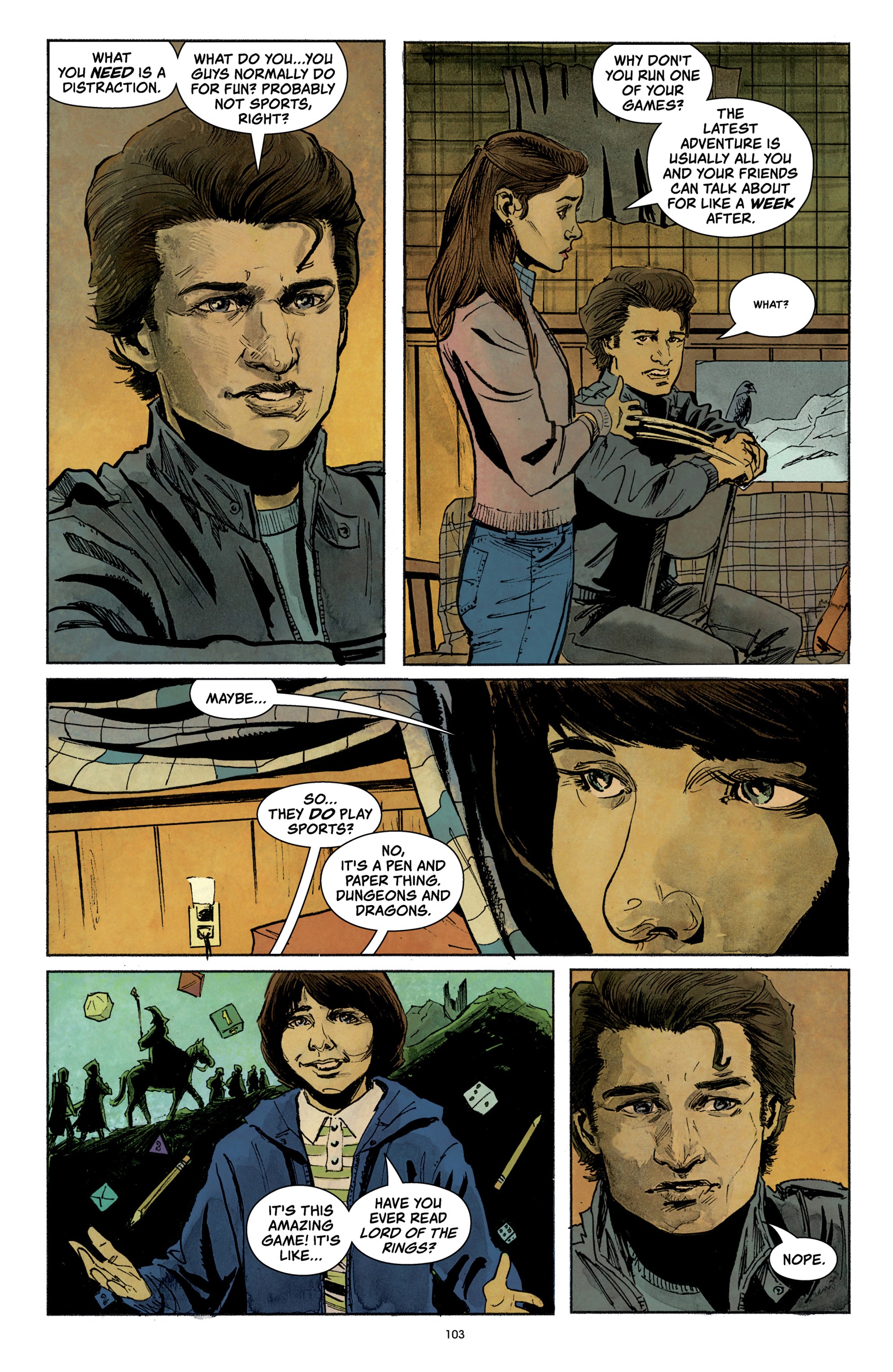 Read online Stranger Things: Into the Fire comic -  Issue # _TPB - 104