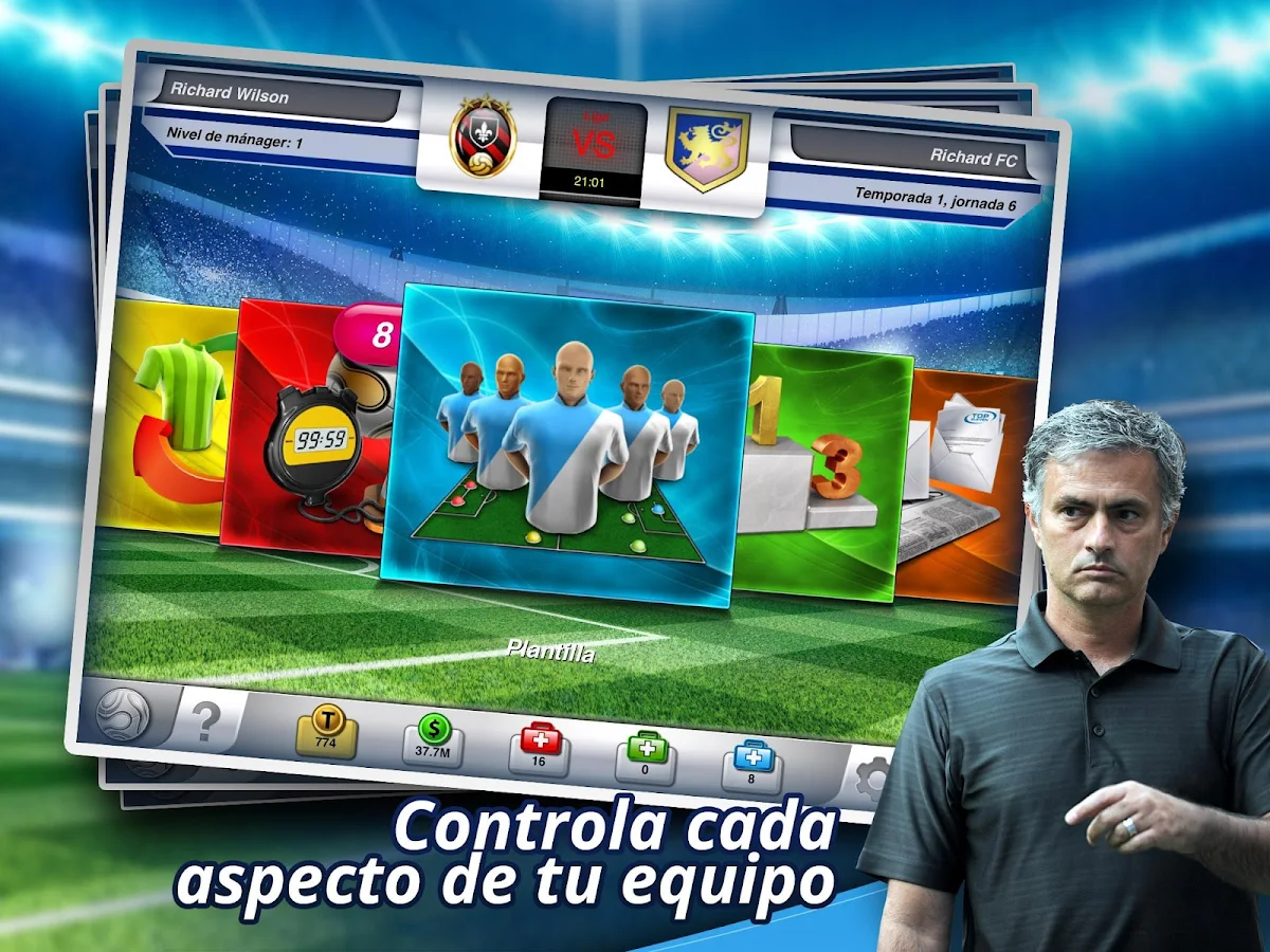 Top Eleven V2.28.1 APK MOD [Tokens Ilimitados - Unlimited Tokens] Full para android