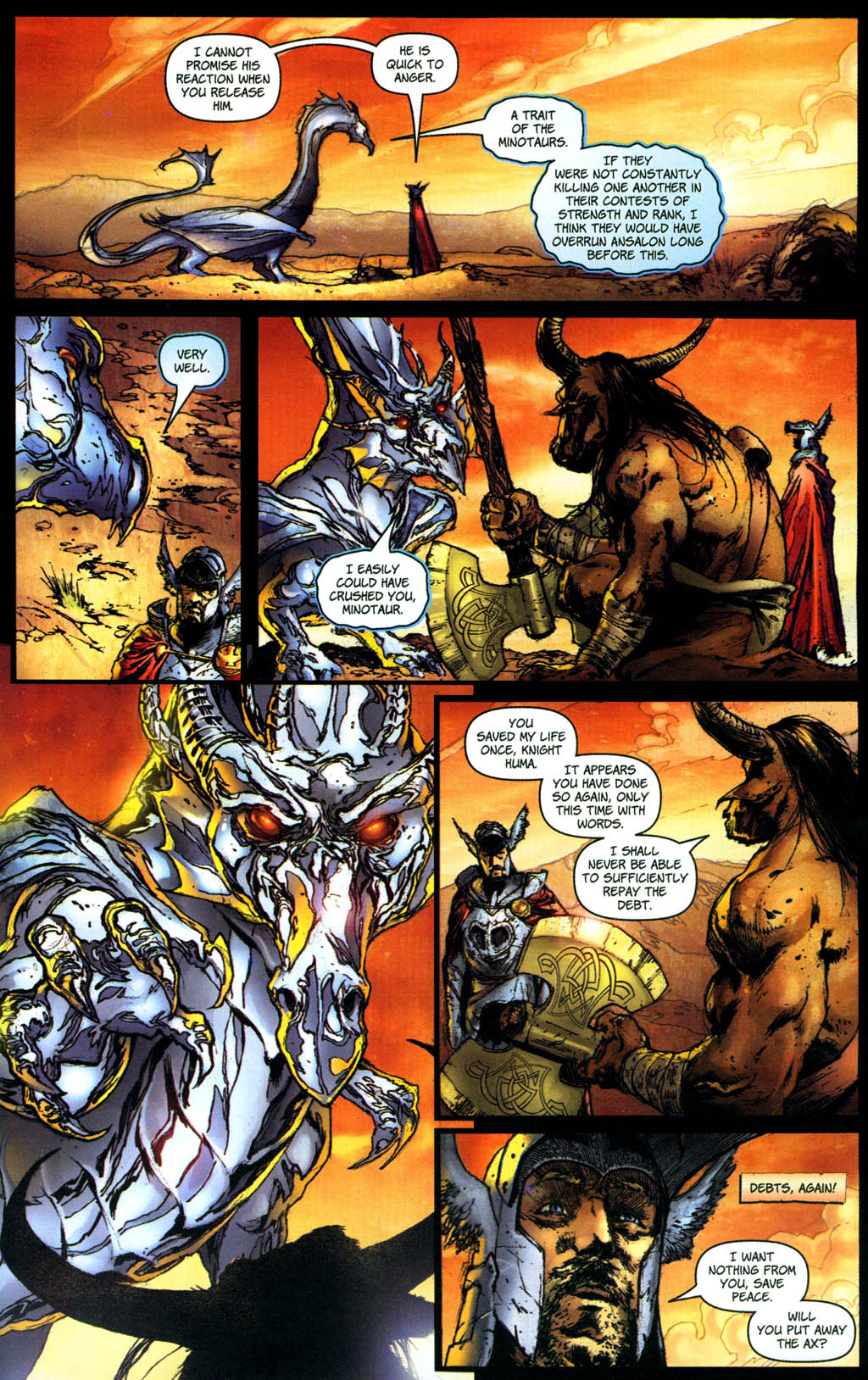 Read online Dragonlance: The Legend of Huma comic -  Issue #2 - 6