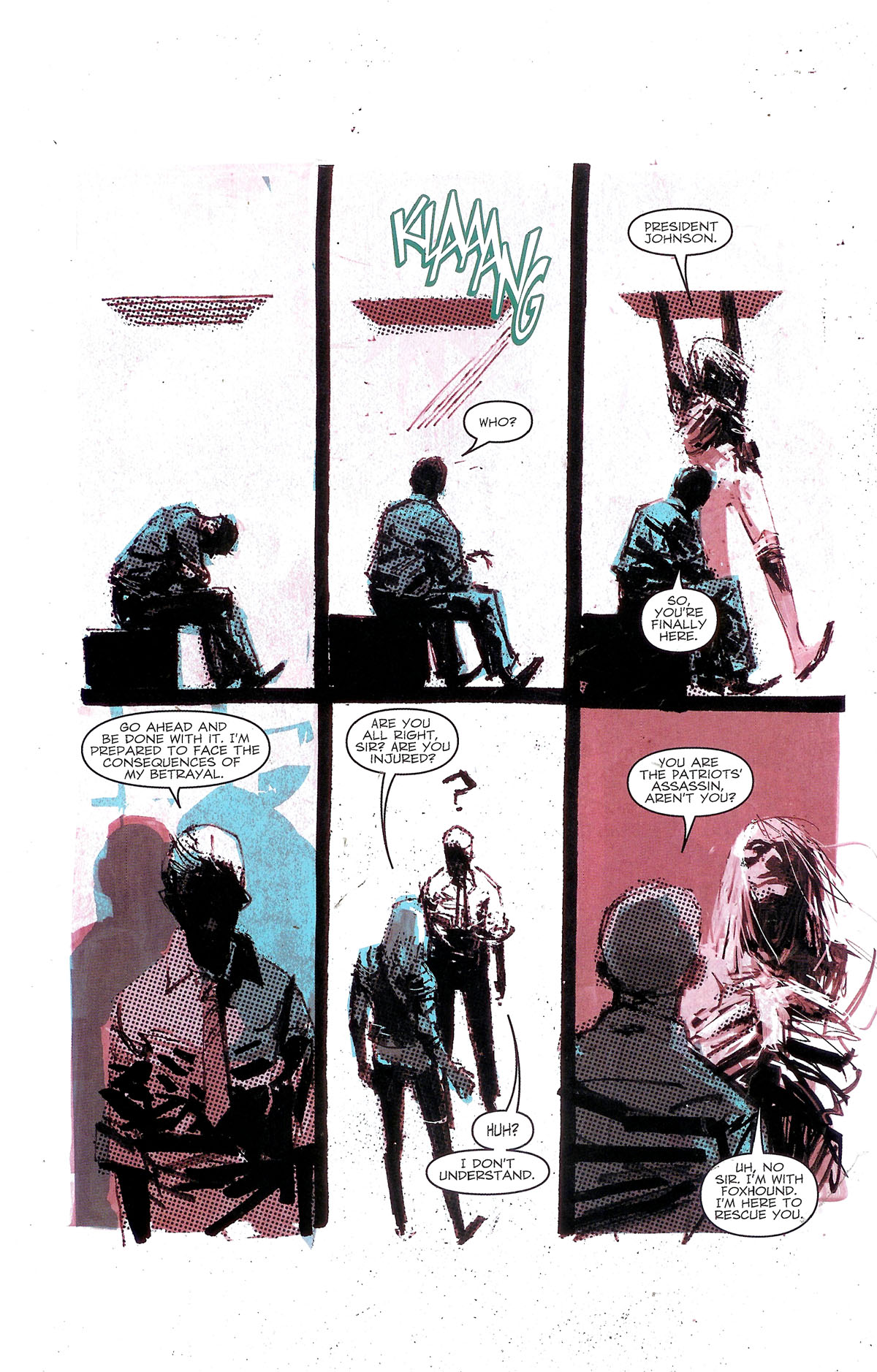 Read online Metal Gear Solid: Sons of Liberty comic -  Issue #7 - 9