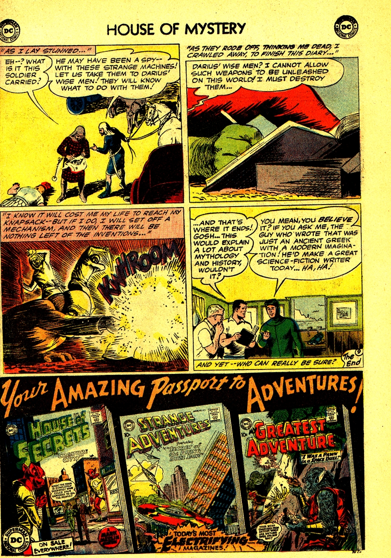 Read online House of Mystery (1951) comic -  Issue #97 - 11