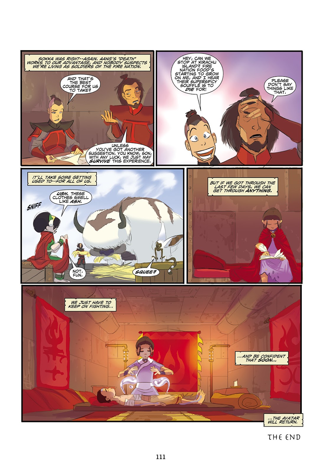 Nickelodeon Avatar: The Last Airbender - The Lost Adventures issue Full - Page 112