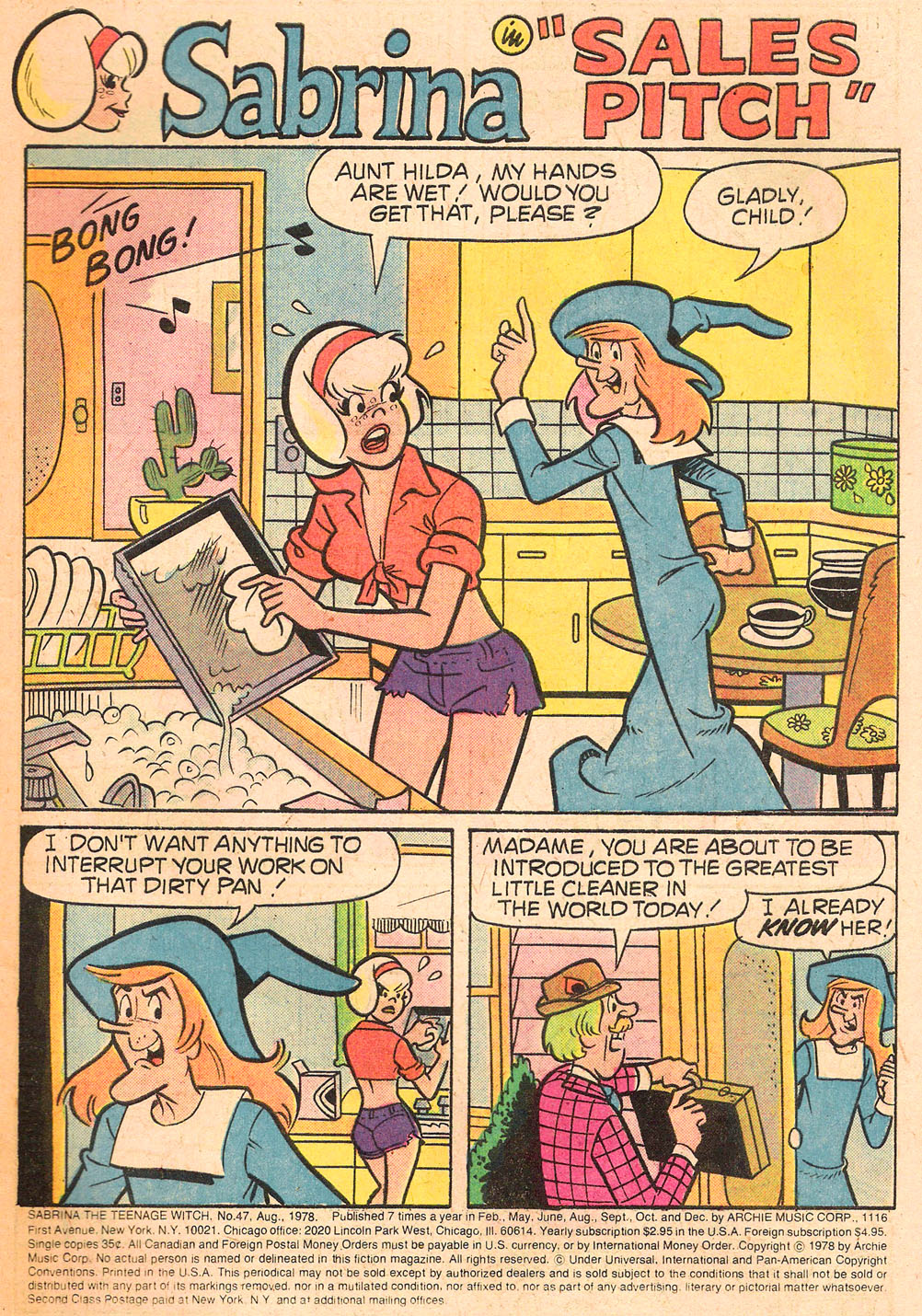 Read online Sabrina The Teenage Witch (1971) comic -  Issue #47 - 2