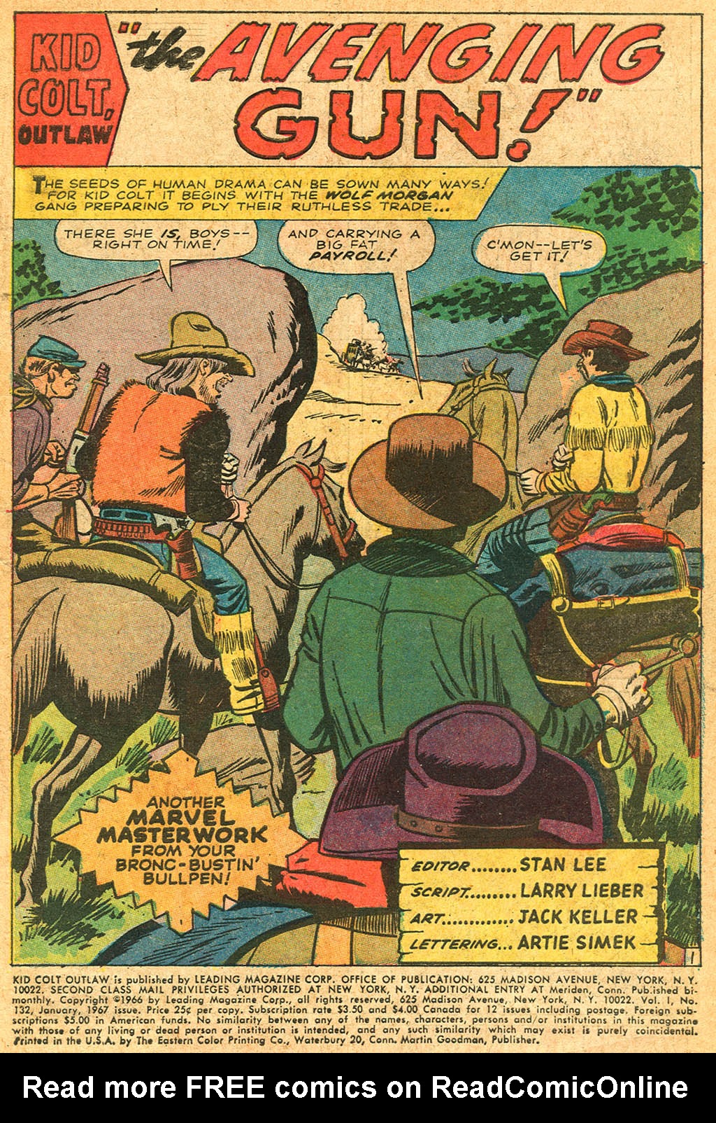 Read online Kid Colt Outlaw comic -  Issue #132 - 3