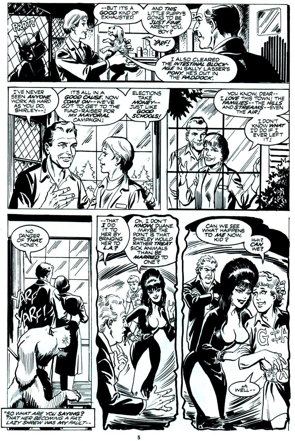 Read online Elvira, Mistress of the Dark comic -  Issue #5 - 7