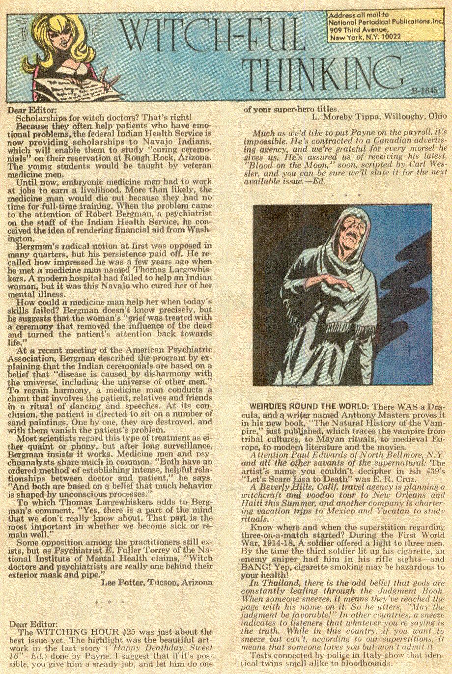 Read online The Witching Hour (1969) comic -  Issue #30 - 16