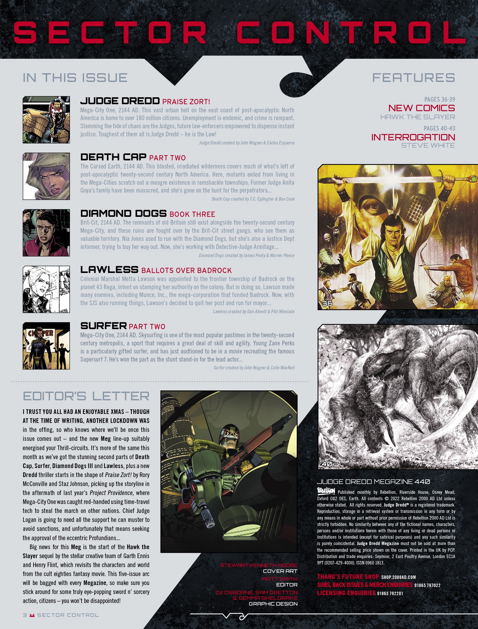 Read online Judge Dredd Megazine (Vol. 5) comic -  Issue #440 - 3