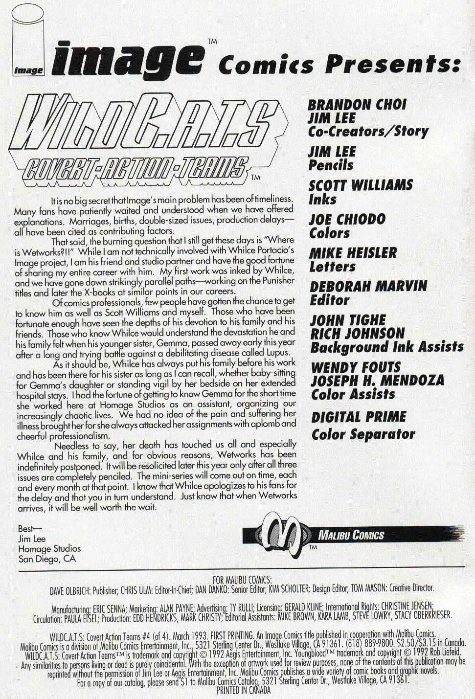 WildC.A.T.s: Covert Action Teams issue 4 - Page 2