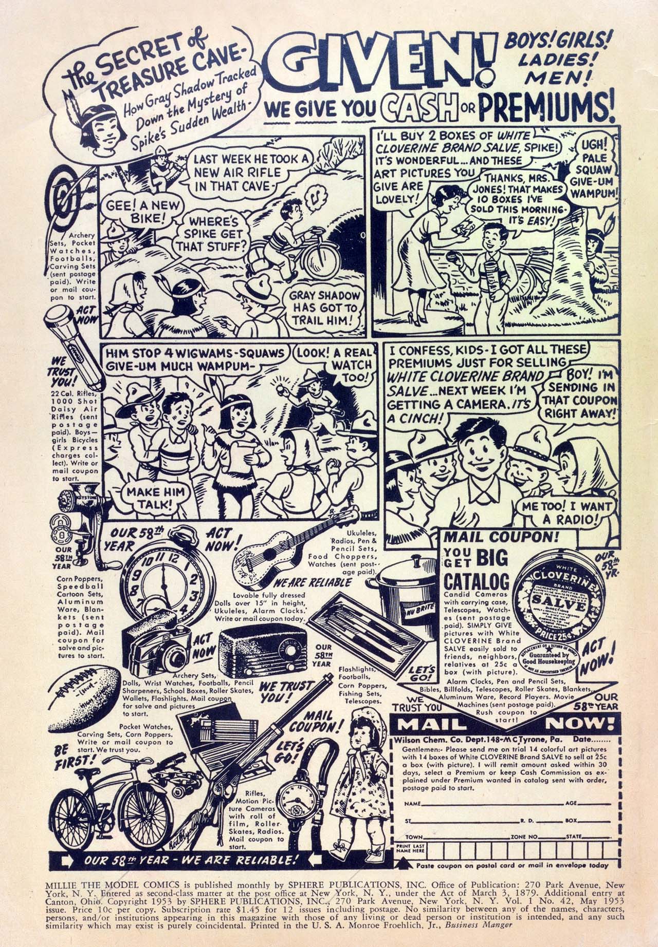 Read online Millie the Model comic -  Issue #42 - 2