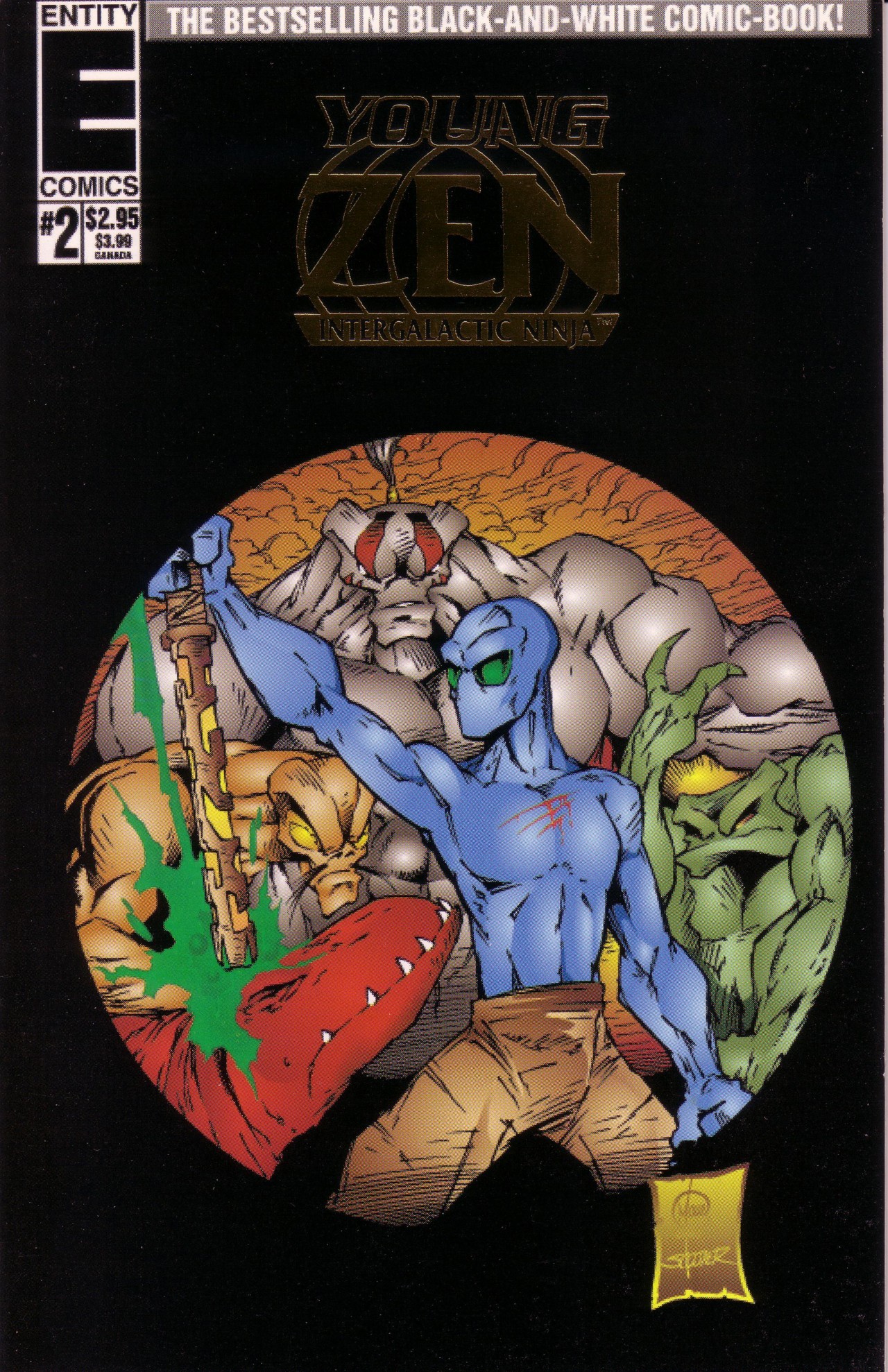 Read online Young Zen Intergalactic Ninja comic -  Issue #2 - 1