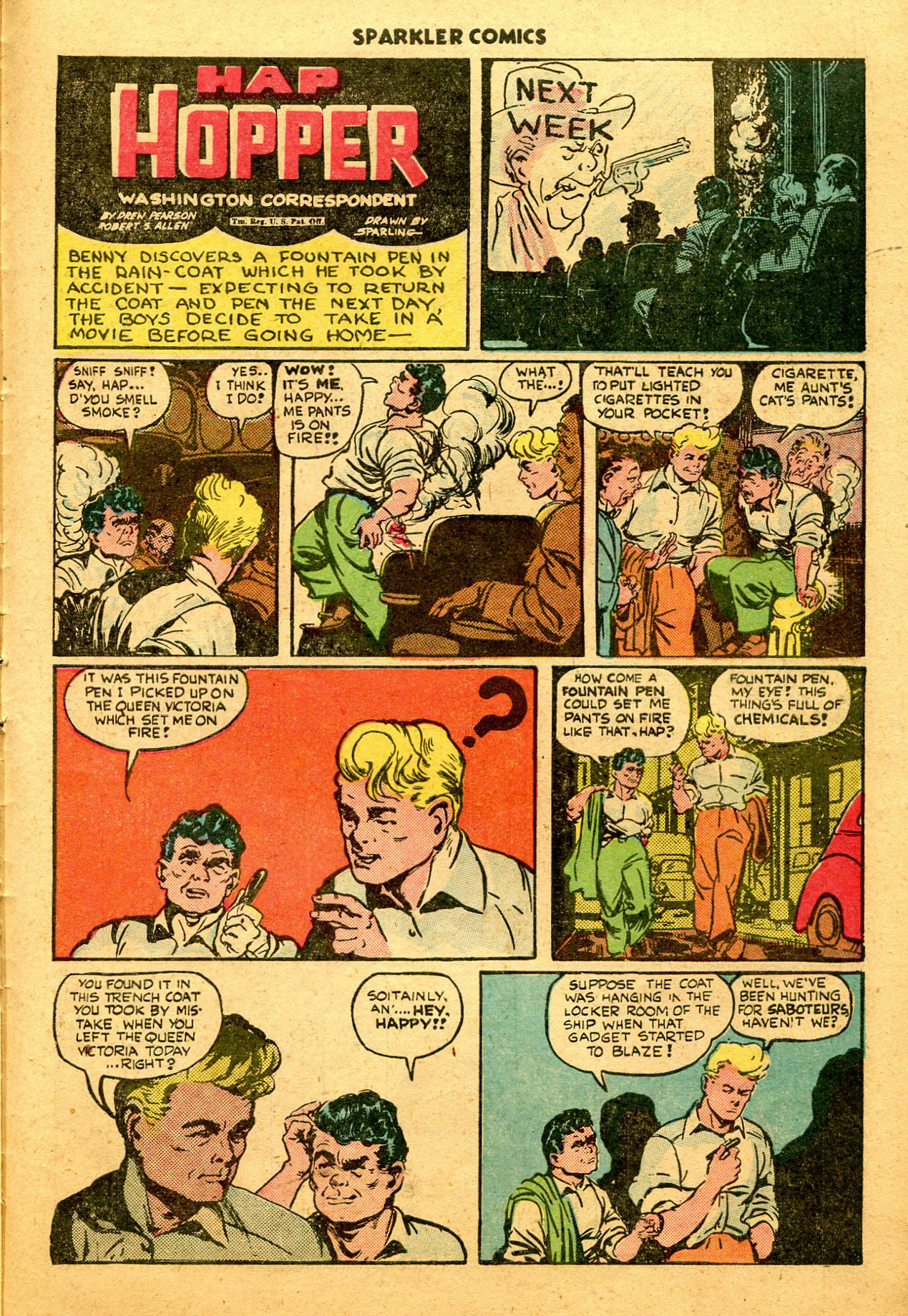 Read online Sparkler Comics comic -  Issue #32 - 41