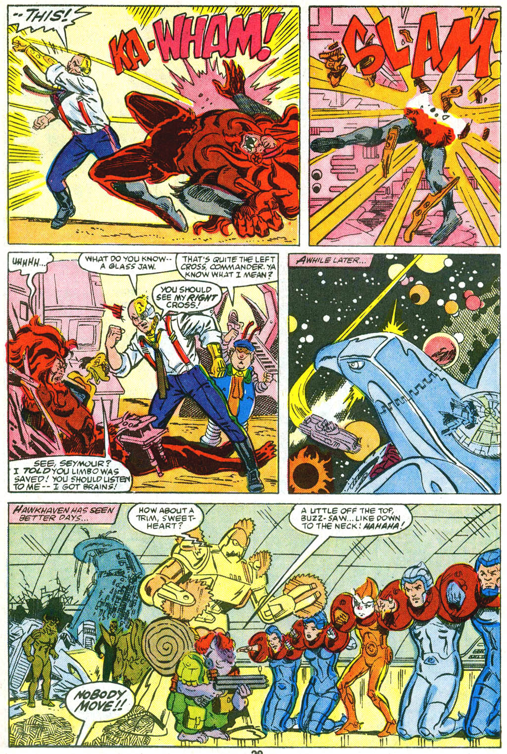 Read online SilverHawks comic -  Issue #6 - 22
