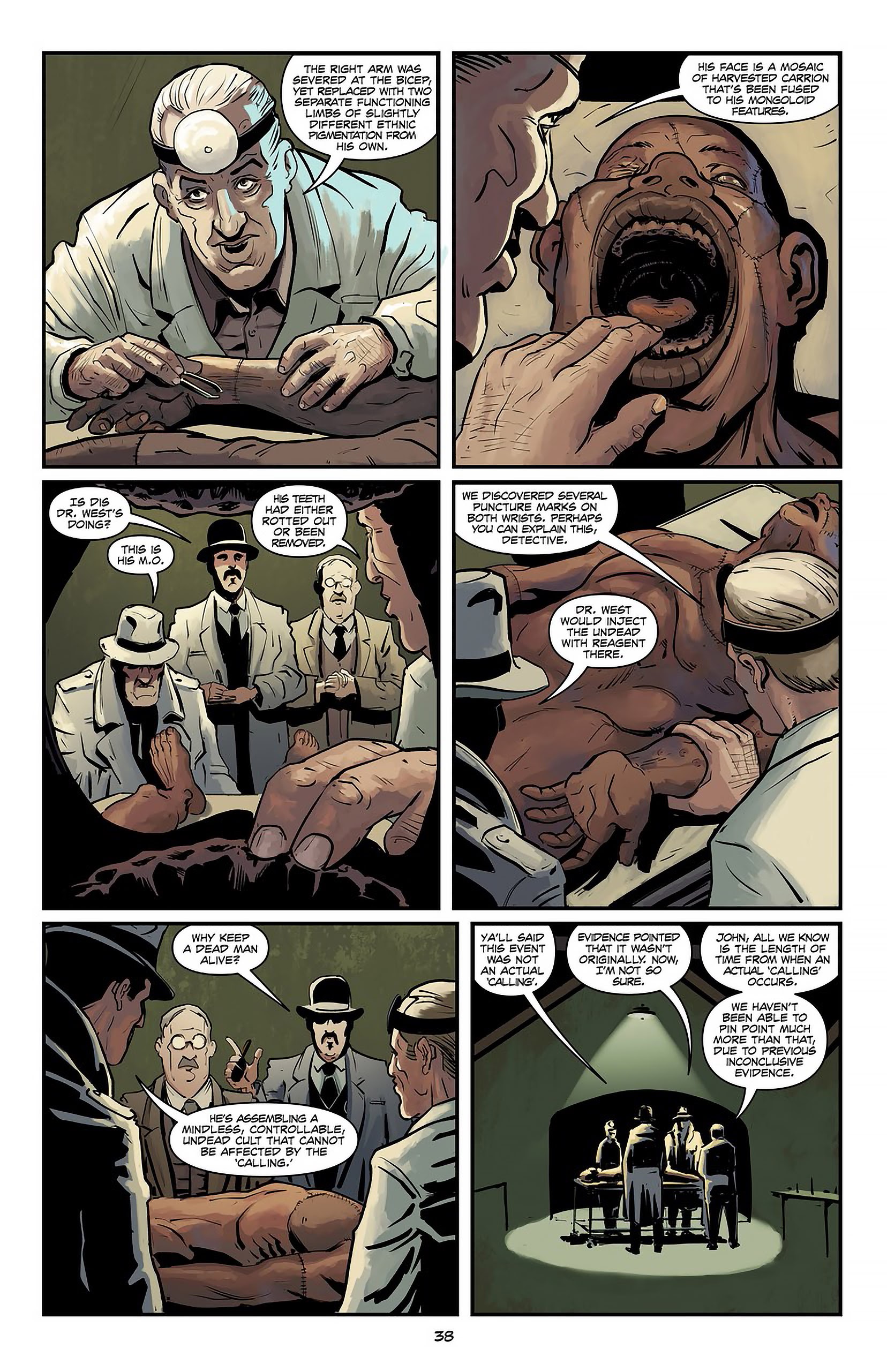 Read online Lovecraft P.I. - The Curious Case of ReAnimator comic -  Issue # TPB - 39