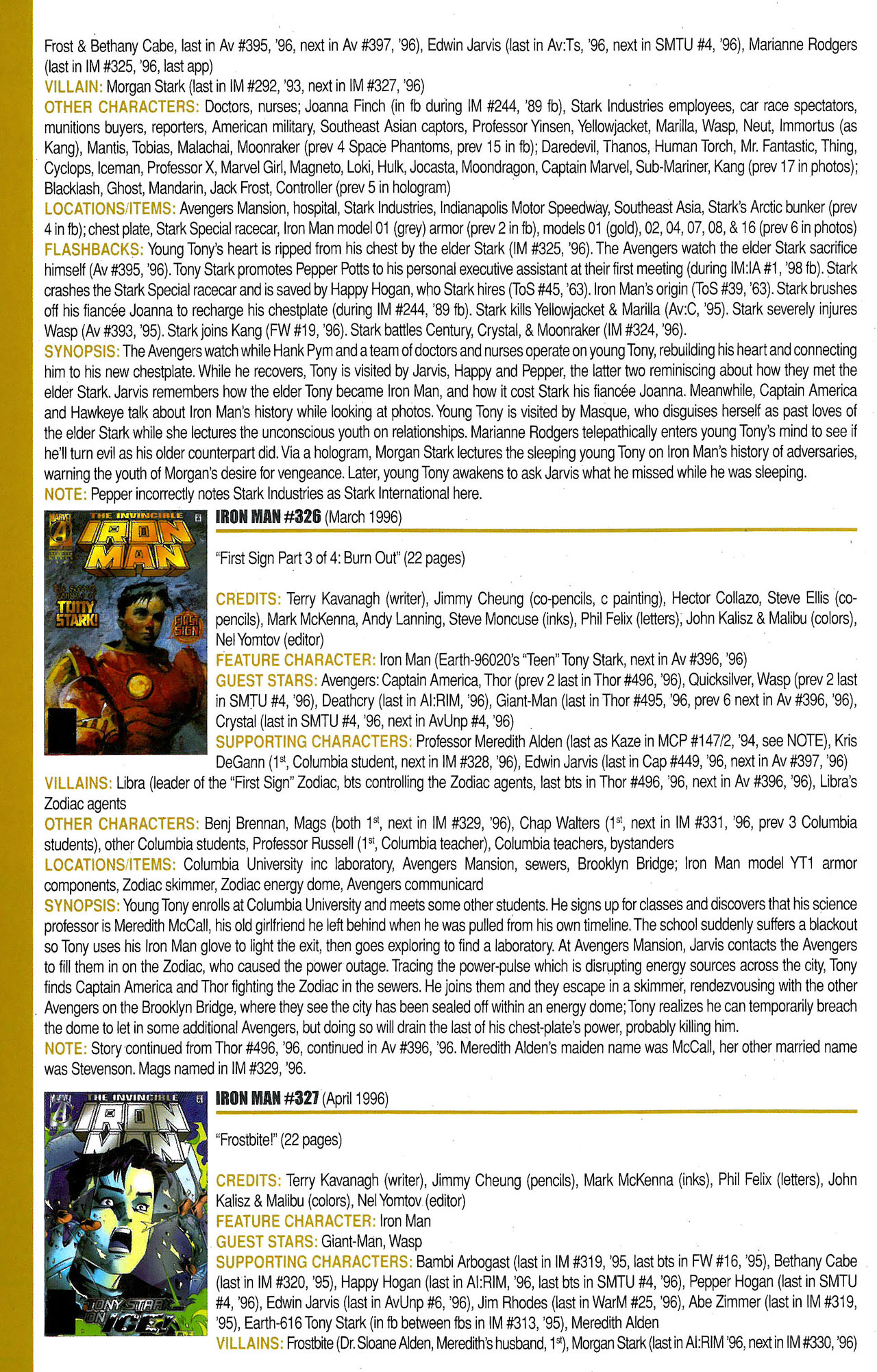 Read online Official Index to the Marvel Universe comic -  Issue #9 - 38