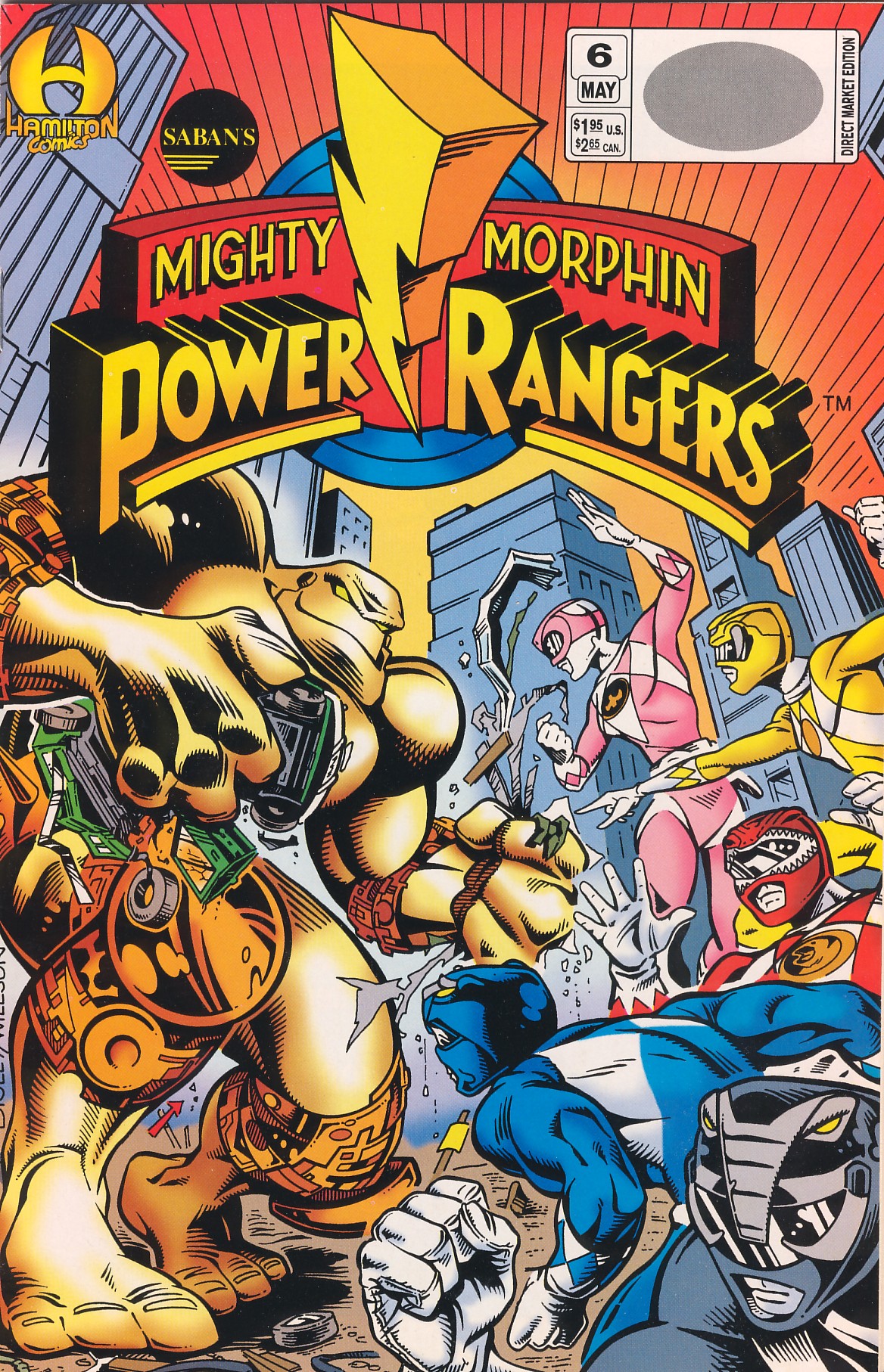 Read online Saban's Mighty Morphin Power Rangers (1994) comic -  Issue #6 - 1