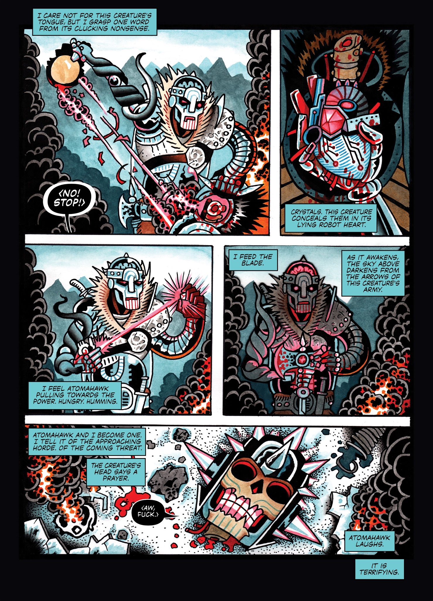 Read online Atomahawk comic -  Issue # Full - 8