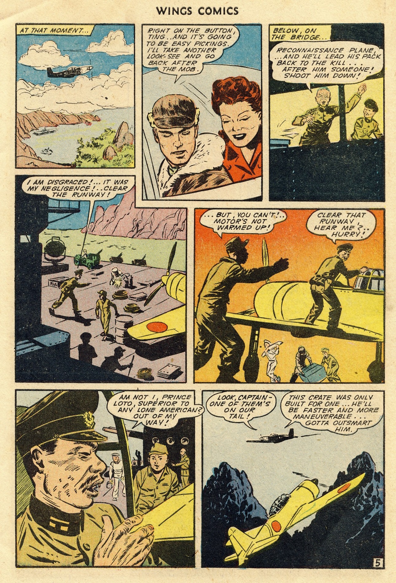 Read online Wings Comics comic -  Issue #49 - 7