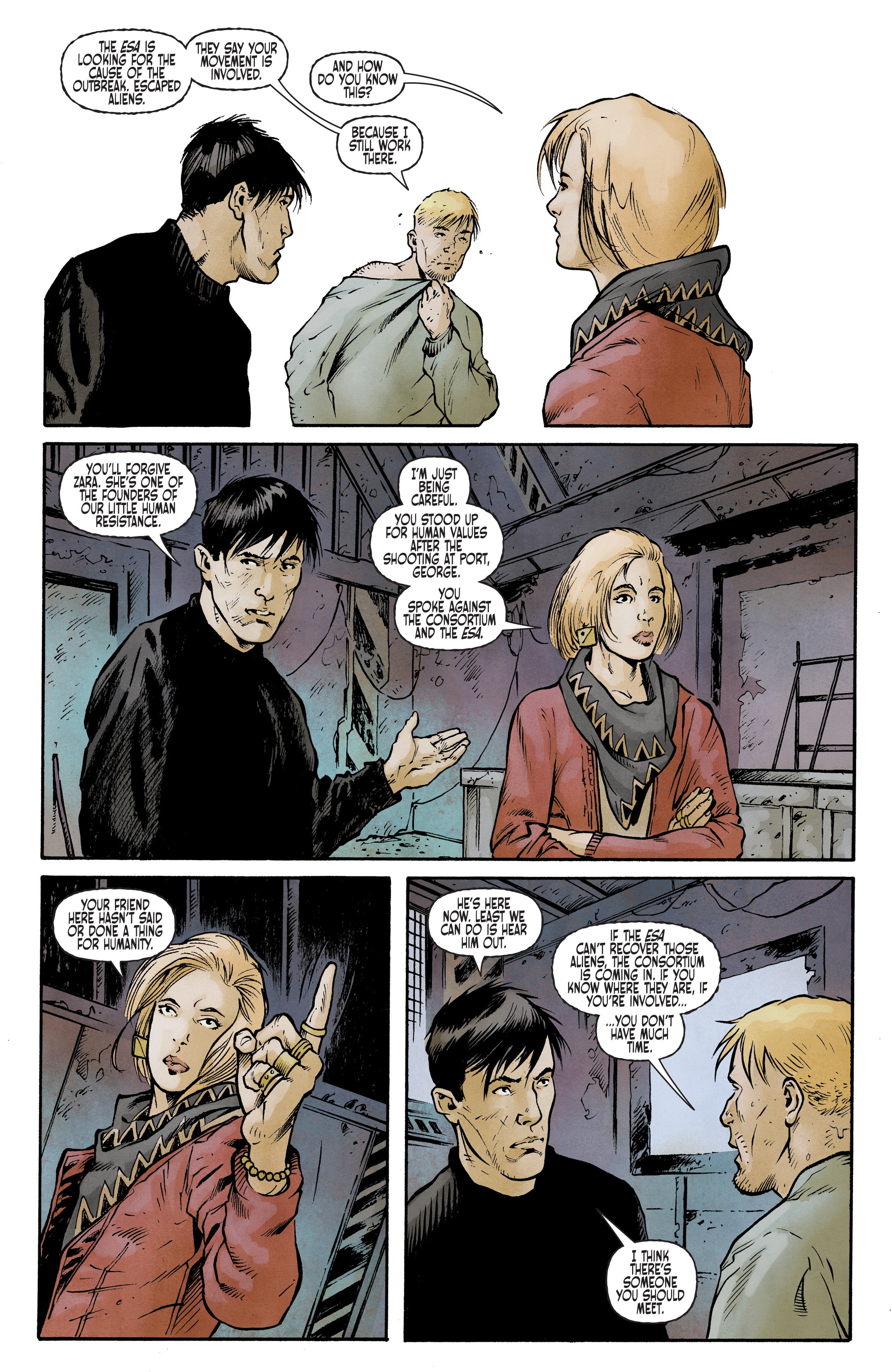 Read online Port of Earth comic -  Issue #9 - 19