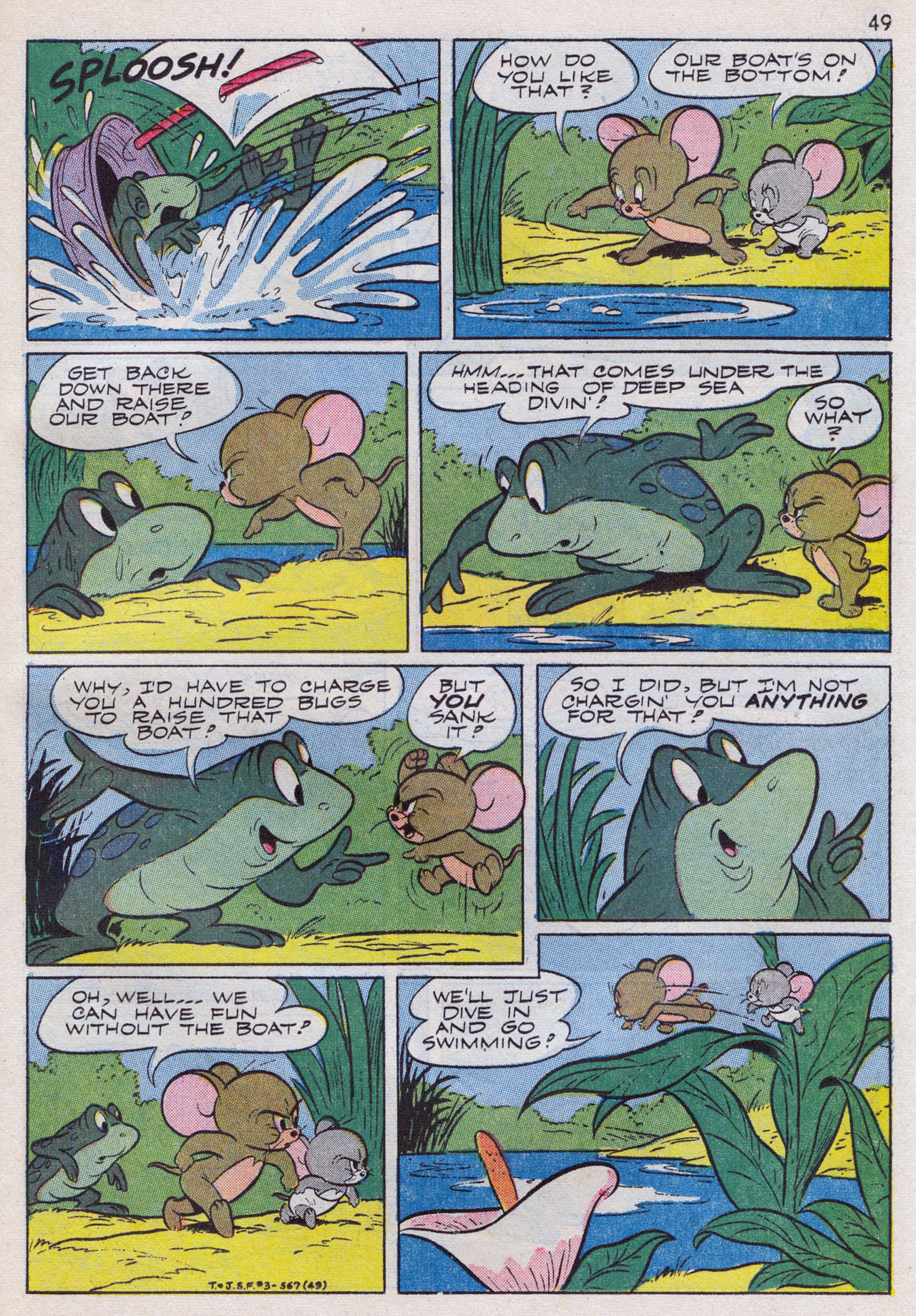 Read online Tom and Jerry's Summer Fun comic -  Issue #3 - 52