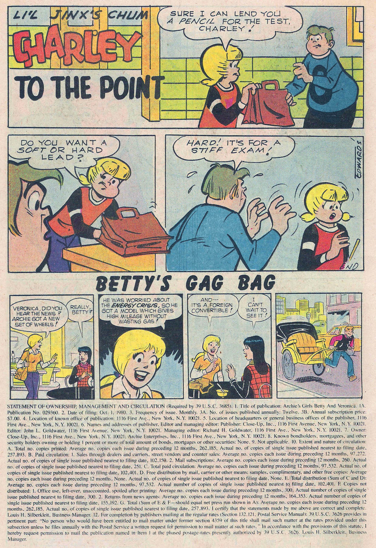 Read online Archie's Girls Betty and Veronica comic -  Issue #304 - 26