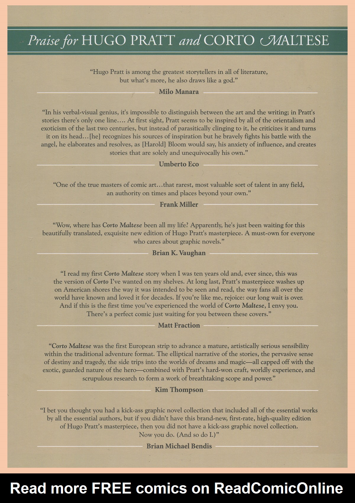 Read online Corto Maltese comic -  Issue # TPB 4 - 86