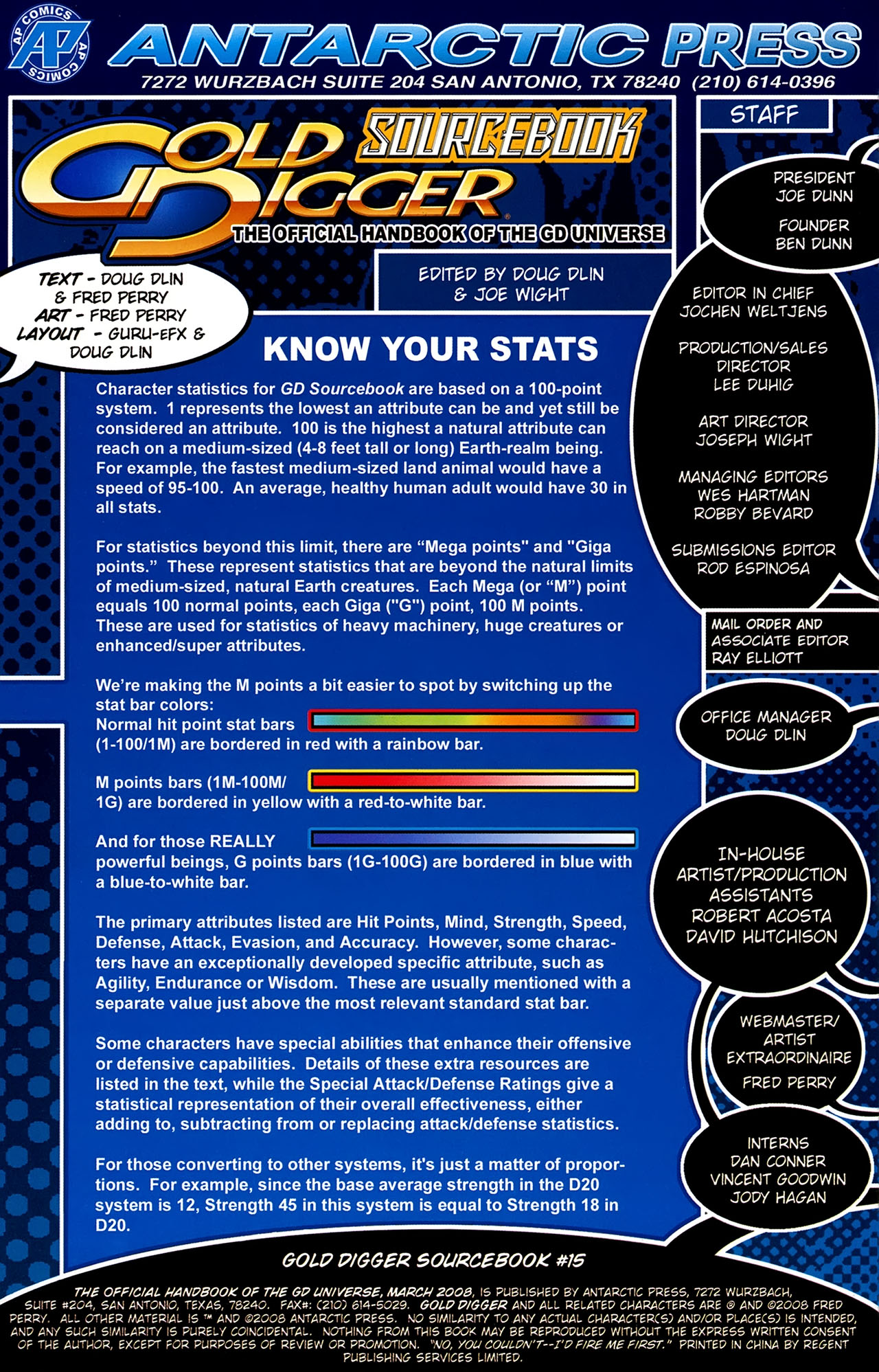 Read online Gold Digger Sourcebook: The Official Handbook of the GD Universe comic -  Issue #15 - 2