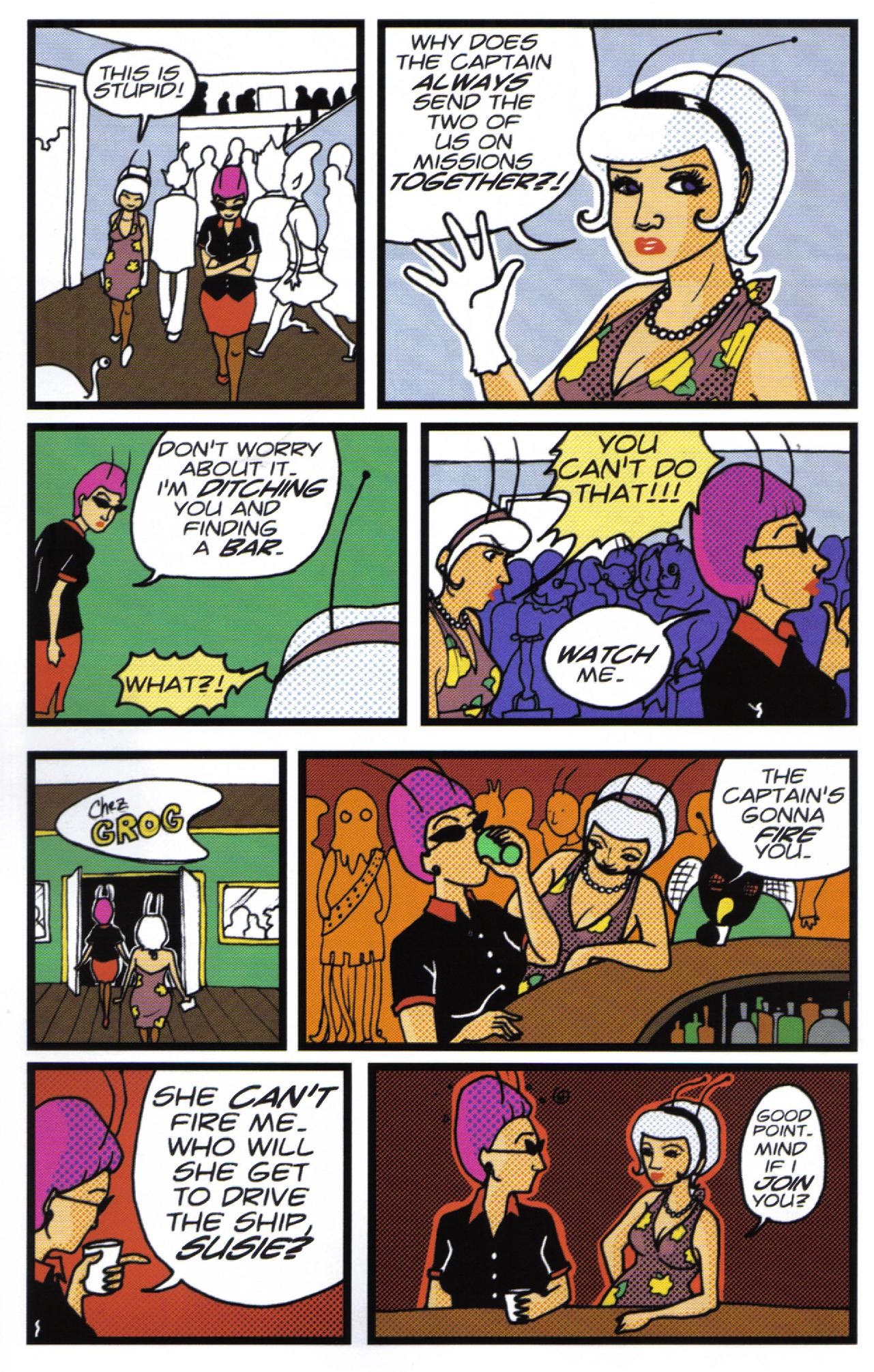 Read online I Was Kidnapped By Lesbian Pirates From Outer Space comic -  Issue #4 - 6