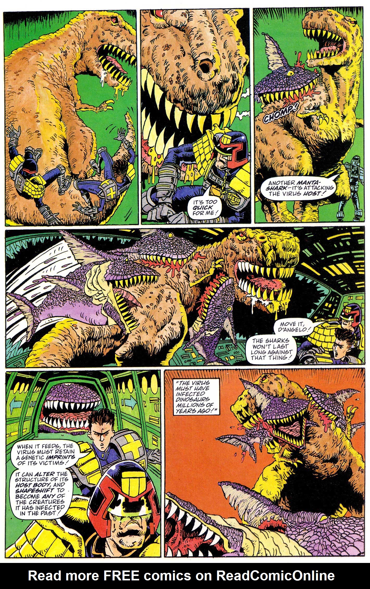 Read online Judge Dredd Lawman of the Future comic -  Issue #14 - 5