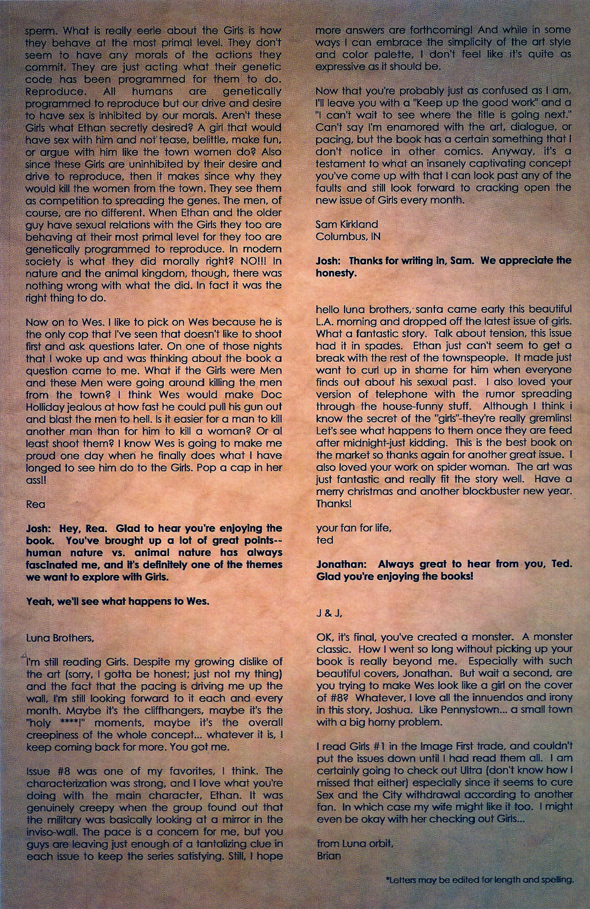 Read online Girls comic -  Issue #10 - 26