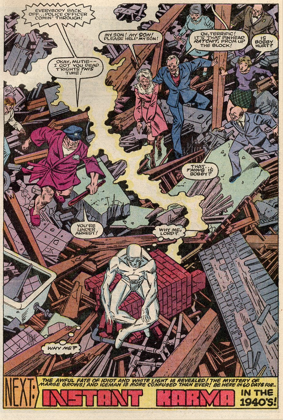 Read online Iceman (1984) comic -  Issue #1 - 24
