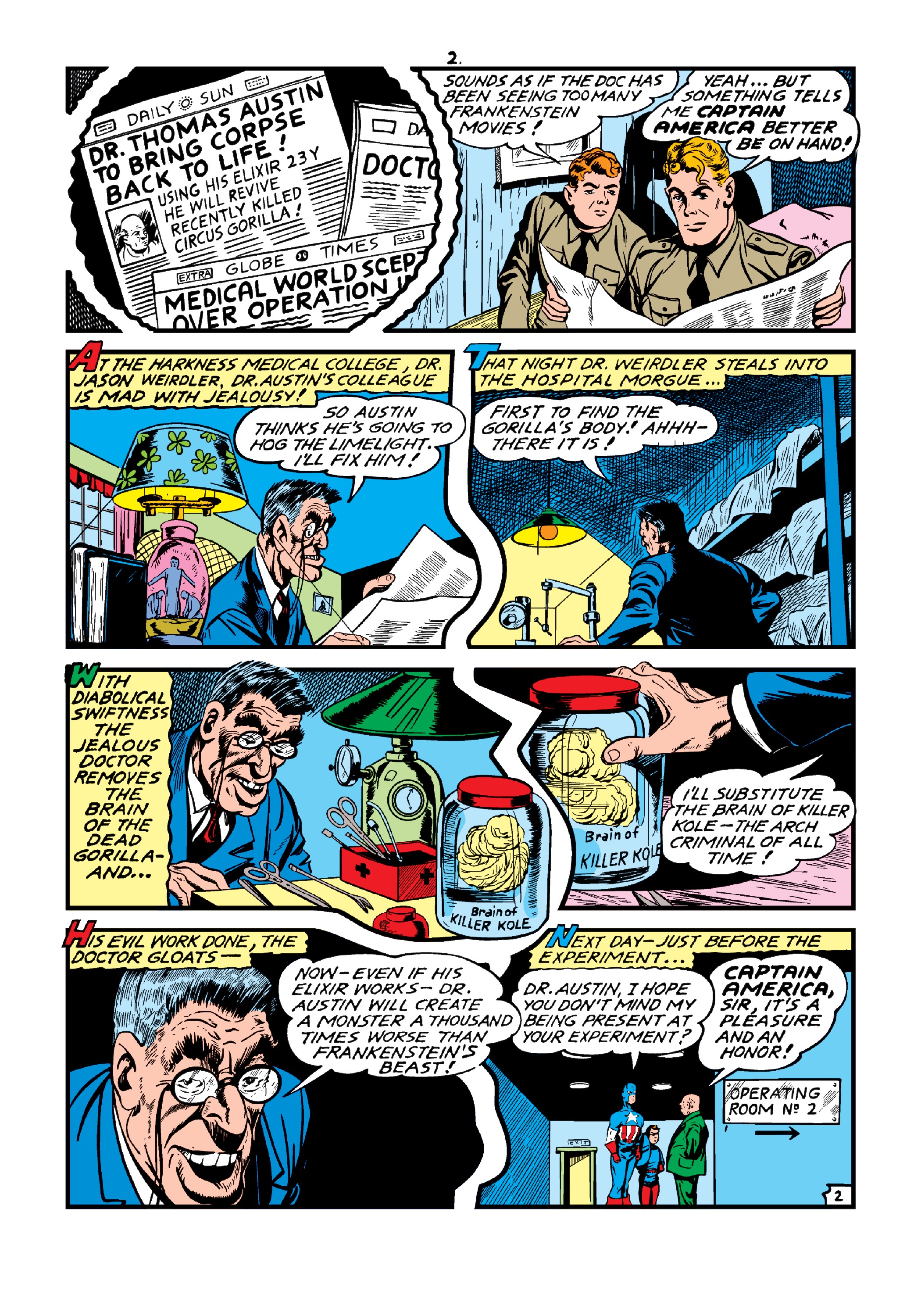 Read online Marvel Masterworks: Golden Age Captain America comic -  Issue # TPB 5 (Part 1) - 11