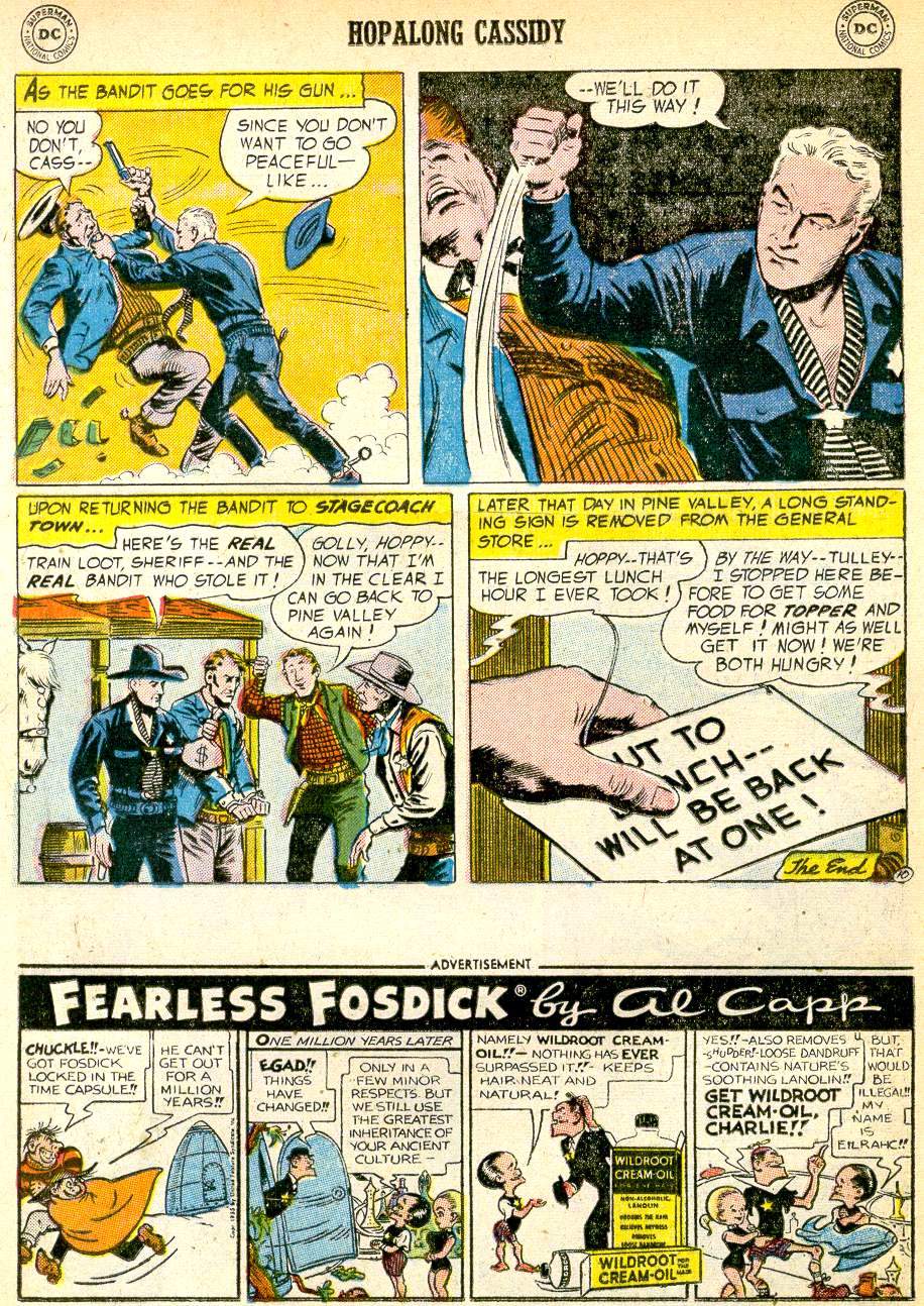 Read online Hopalong Cassidy comic -  Issue #107 - 12