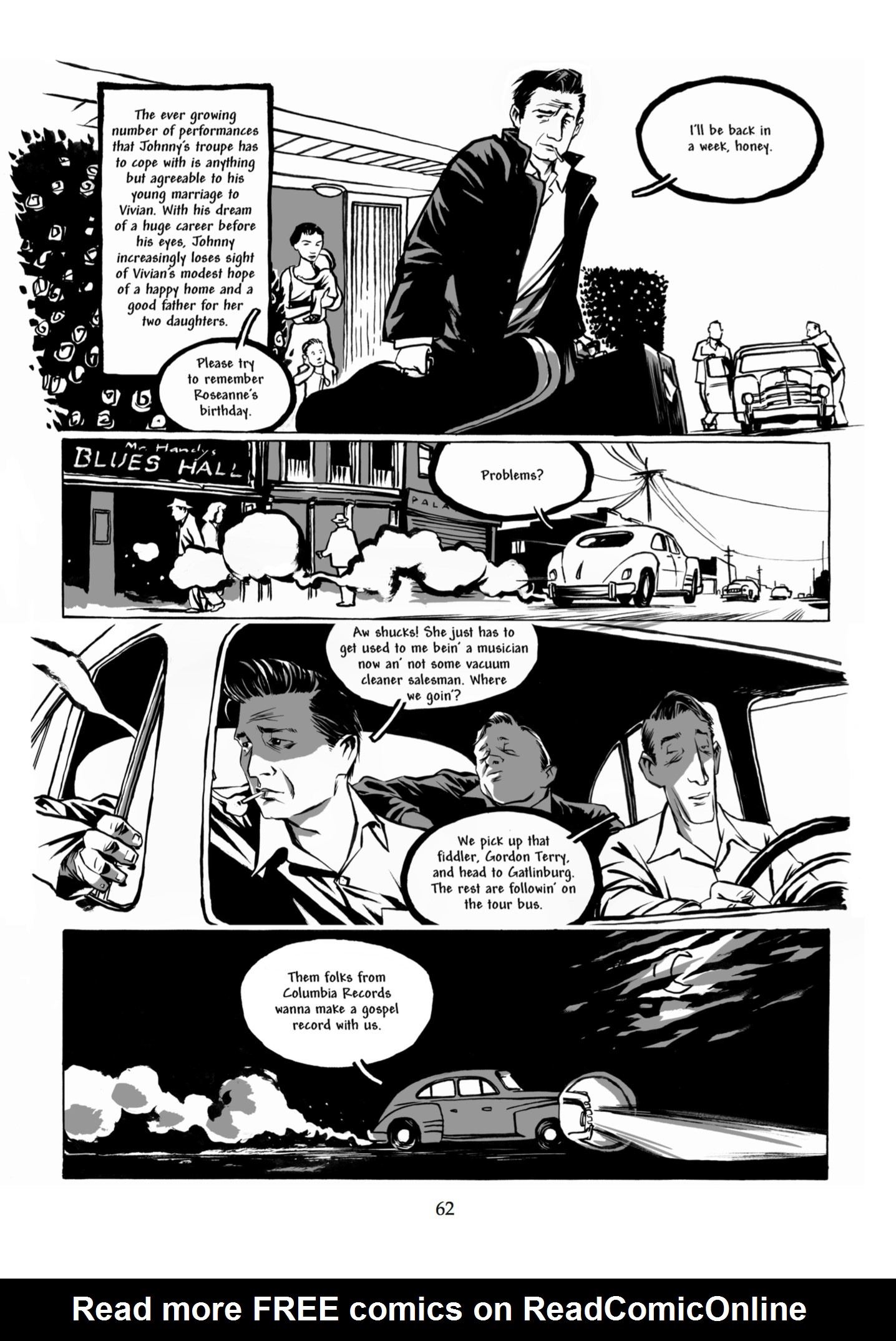 Read online Johnny Cash: I See a Darkness comic -  Issue # TPB - 59