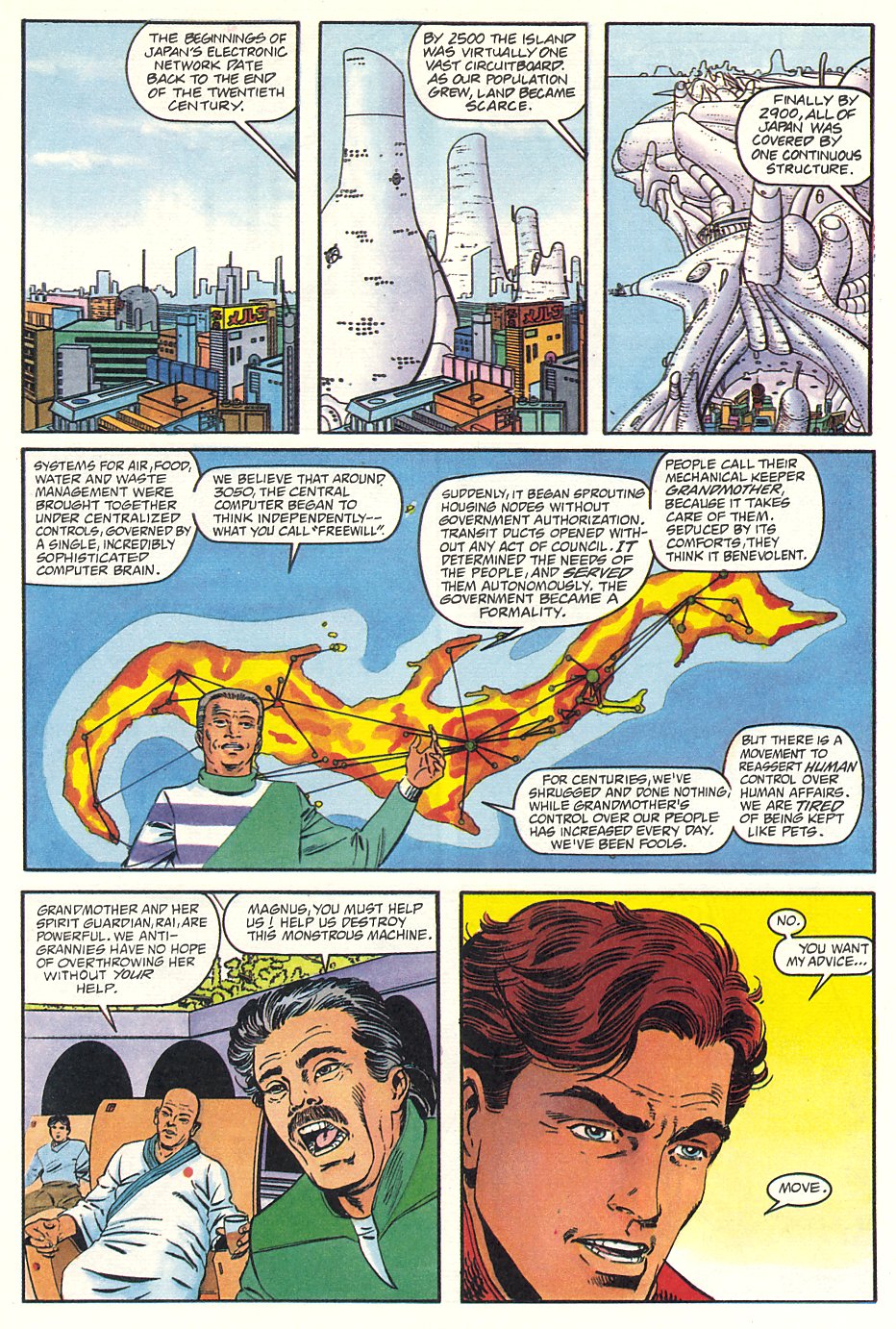 Read online Magnus Robot Fighter (1991) comic -  Issue #6 - 7