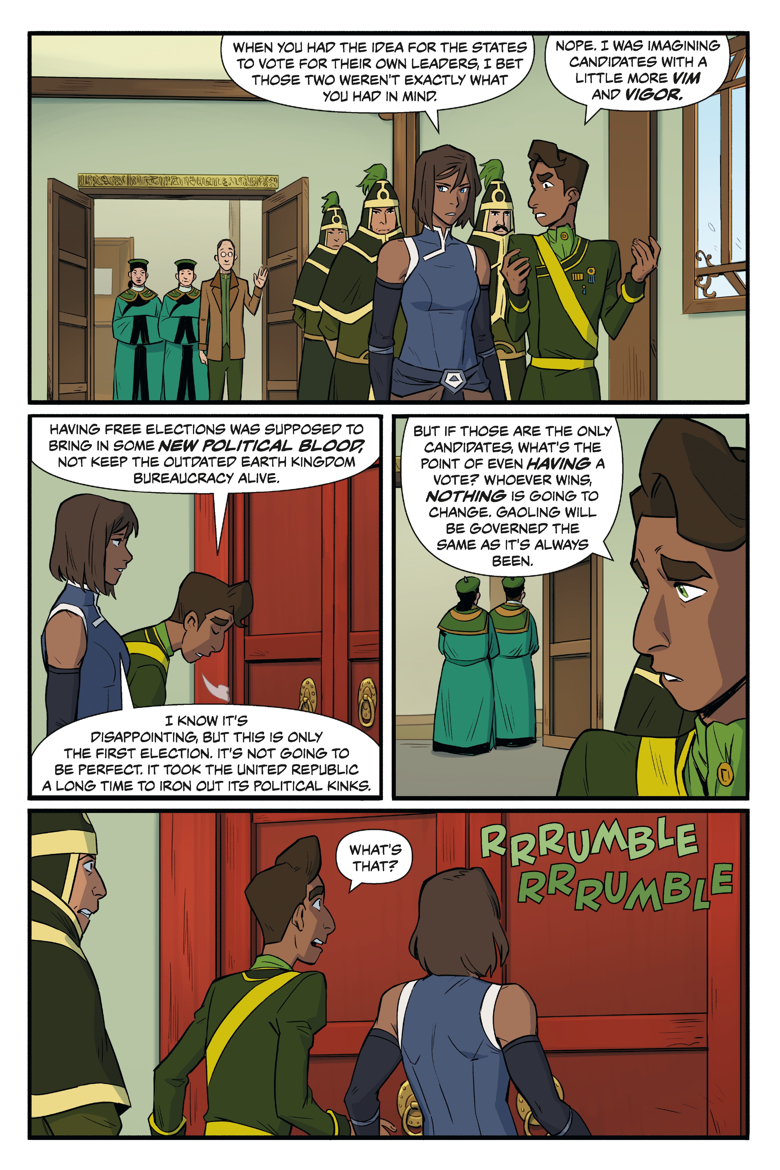Read online Nickelodeon The Legend of Korra: Ruins of the Empire comic -  Issue # TPB 1 - 53
